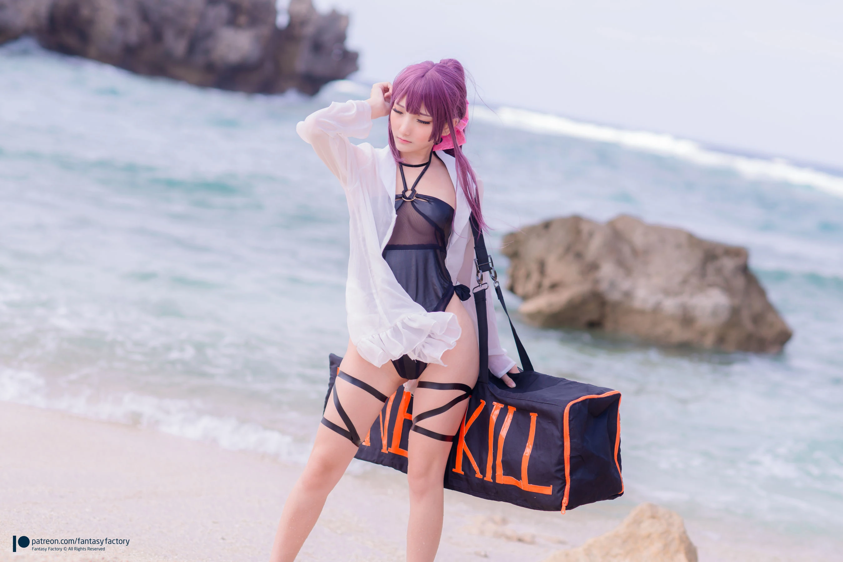 [Fantasy Factory] 小丁Cosplay – 海滩风情插图2