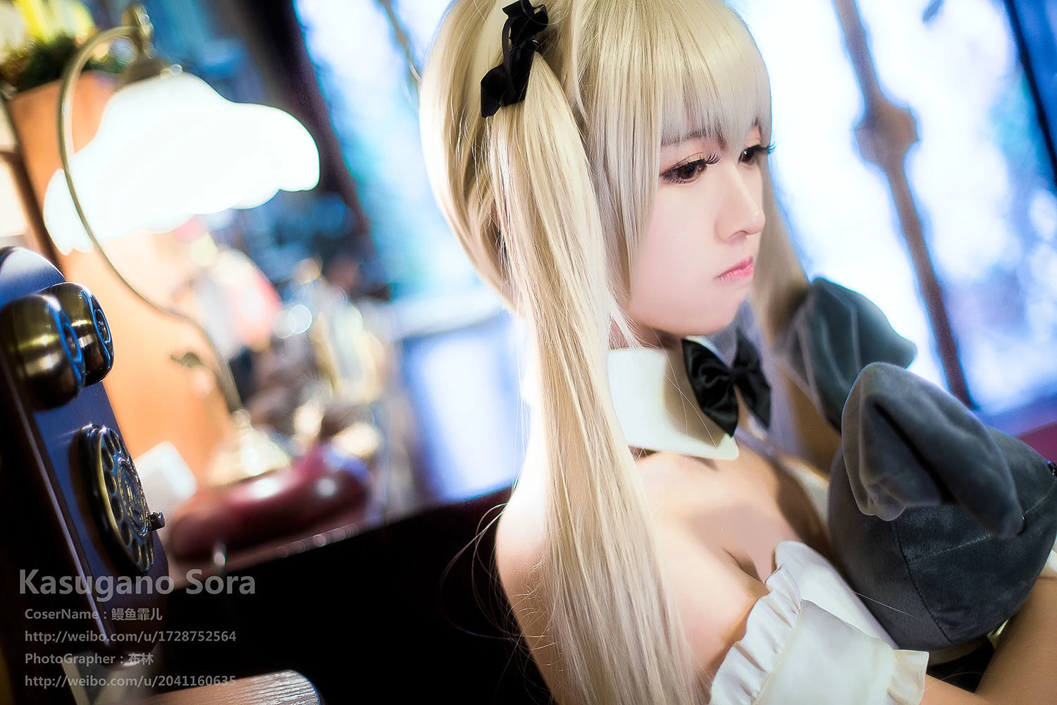 鳗鱼霏儿 – 缘之空 穹妹 兔女郎 Cosplay插图3