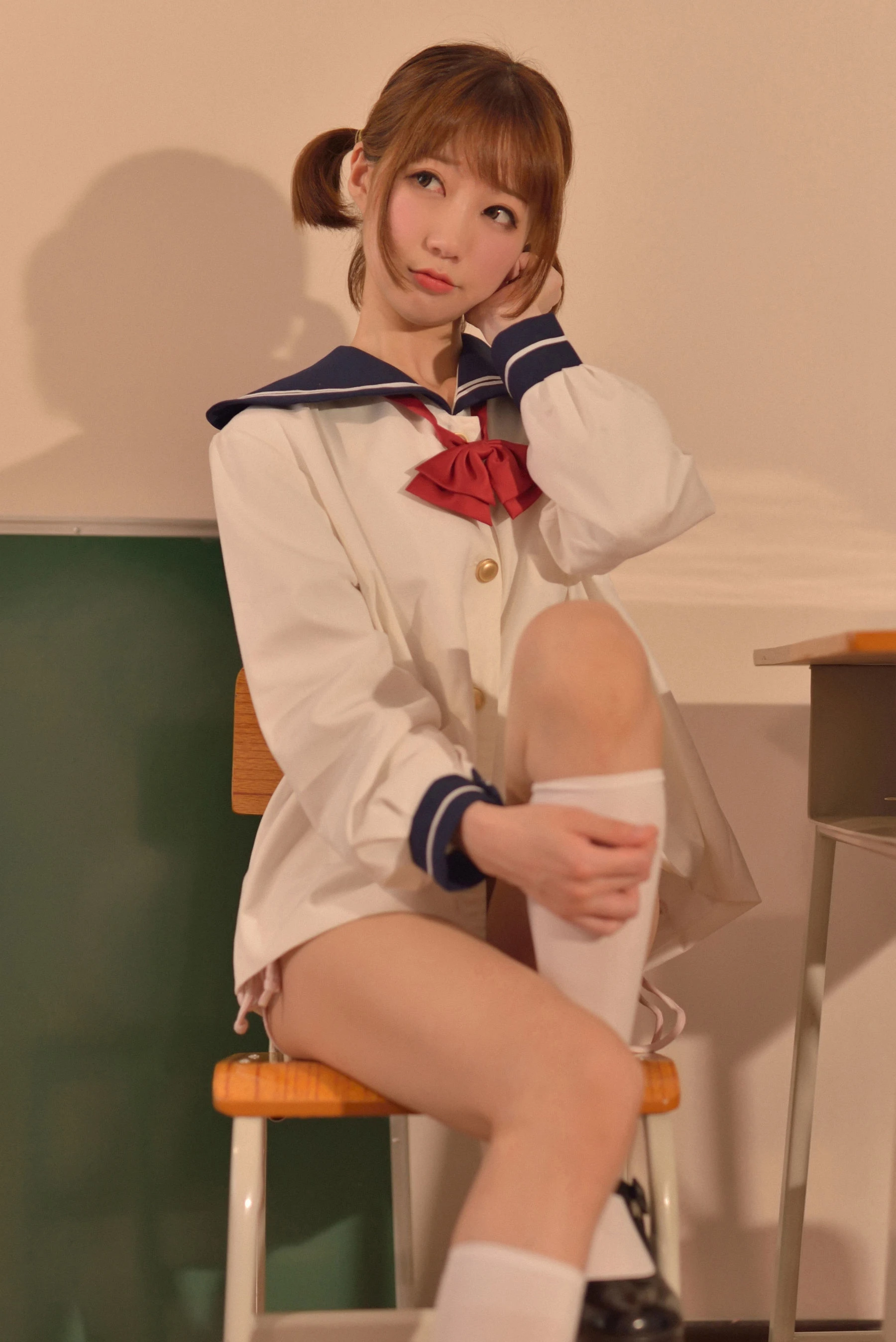 [萝莉COS] NAGISA魔物喵 VOL.08 生理课 [75P]插图3