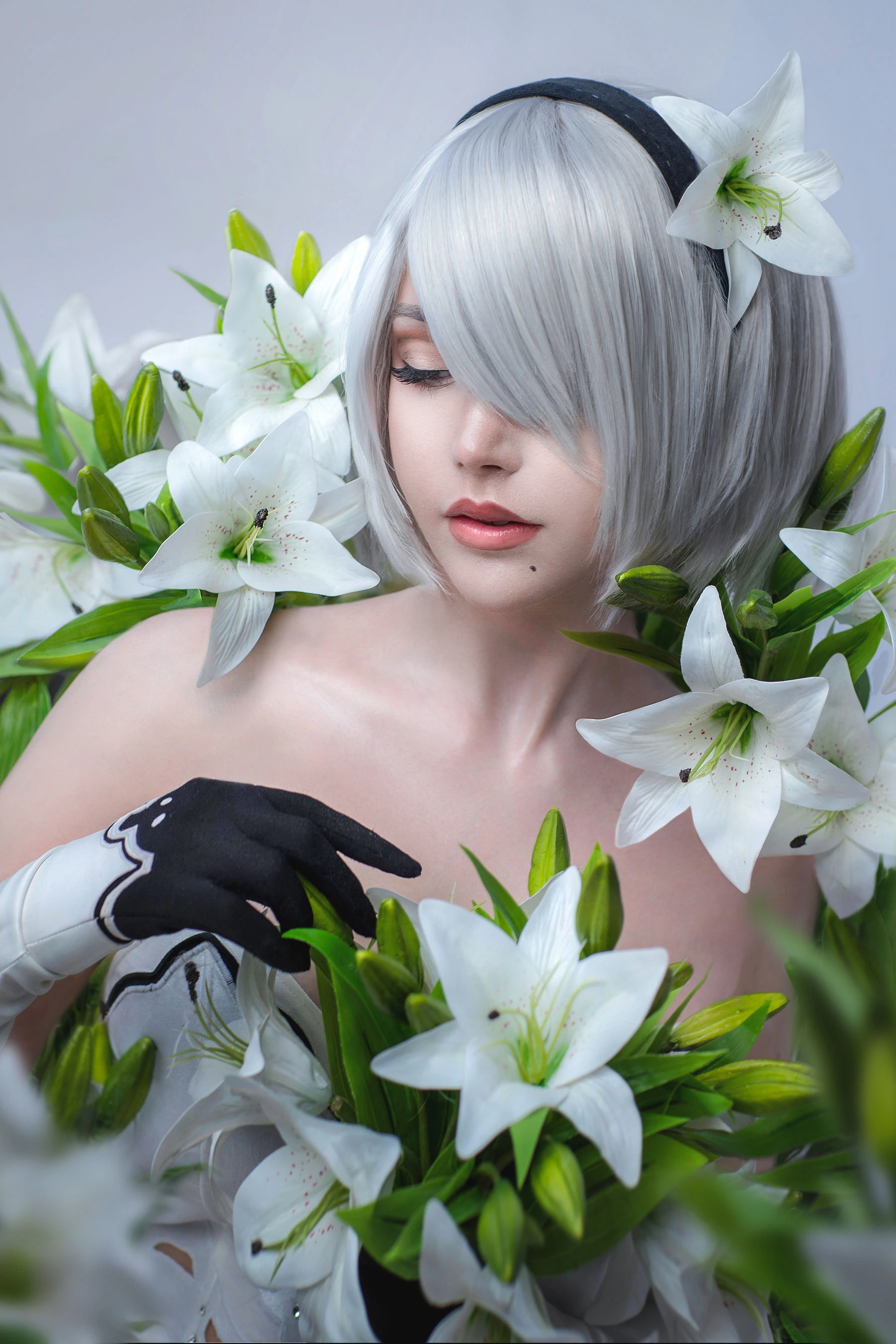 国外美女SayaTheFox – 2B Floral [10P]插图4