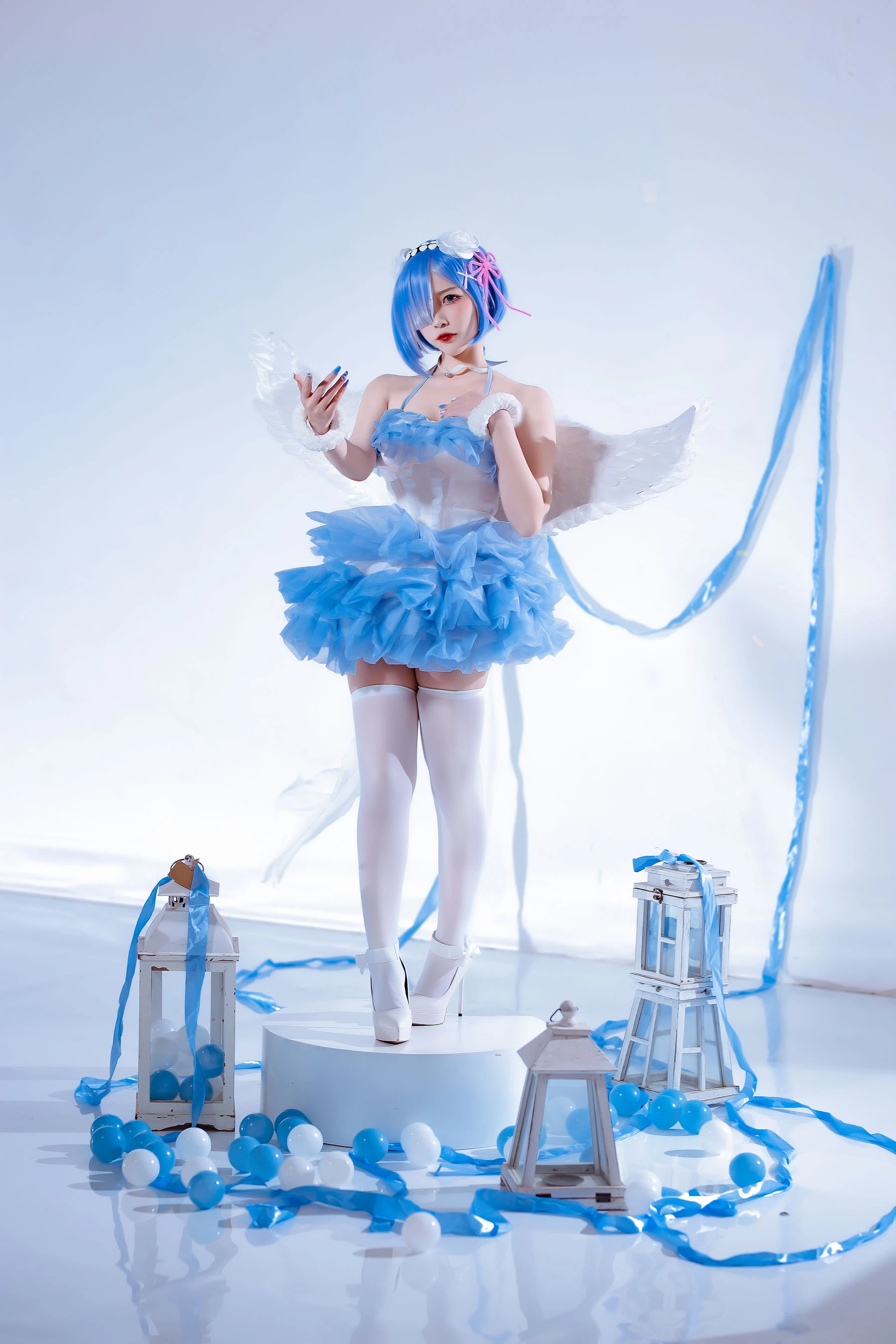 人气Coser二佐Nisa – 蕾姆天使 [15P]插图2