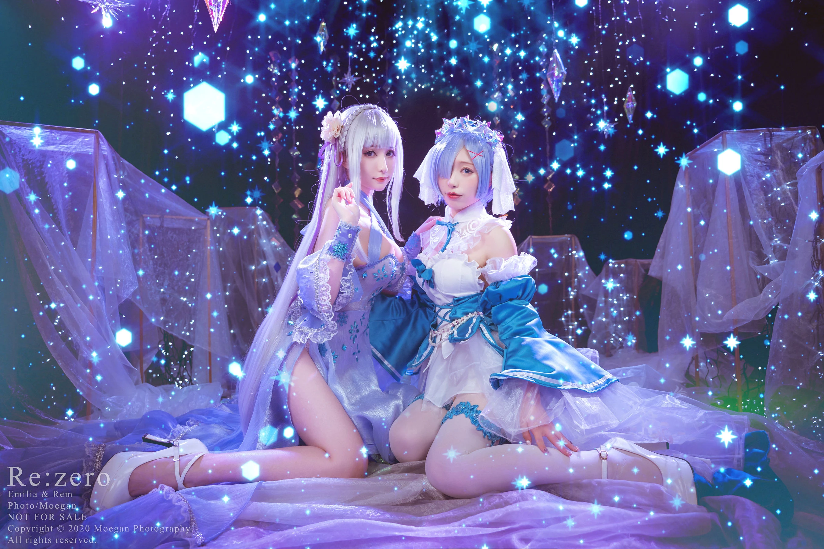 Miyana咪呀&紫玥桃 – 水晶连衣裙插图1