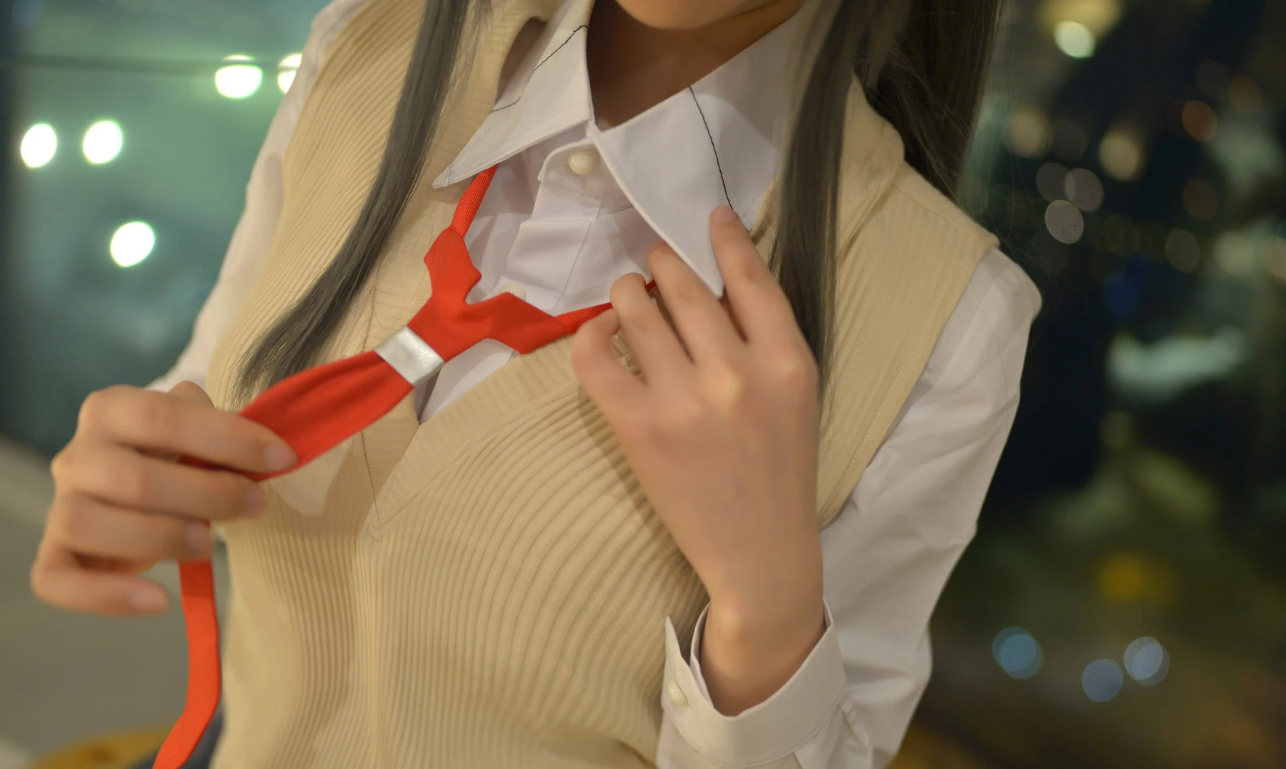 Cos小姐姐雪琪 – 麻衣制服兔女郎 [58P]插图11