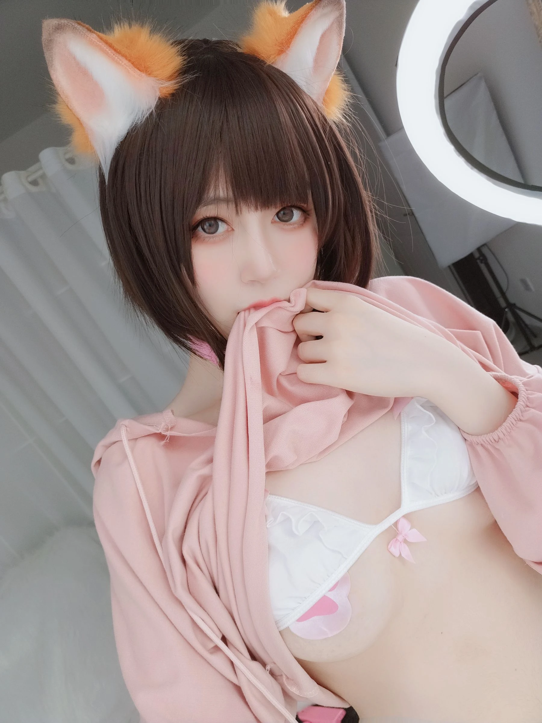 Coser小姐姐白银 – 粉红狐狸 [104P]插图6