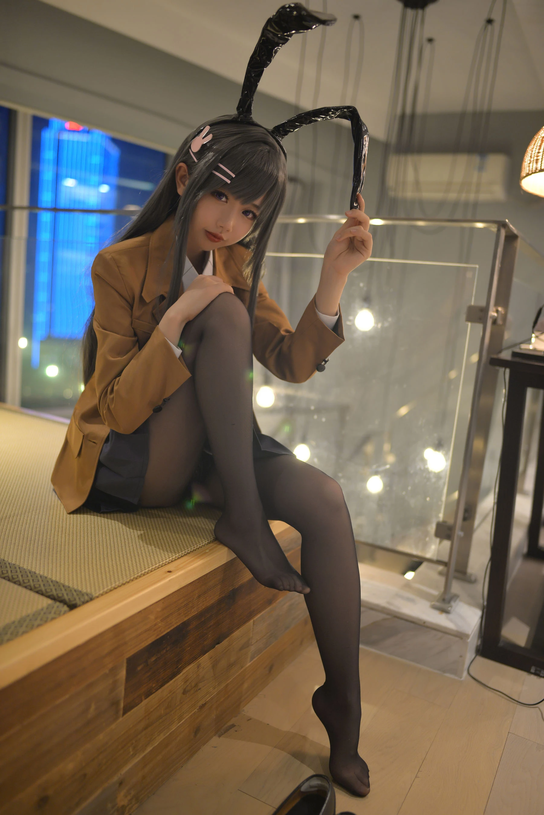 Cos小姐姐雪琪 – 麻衣制服兔女郎 [58P]插图2