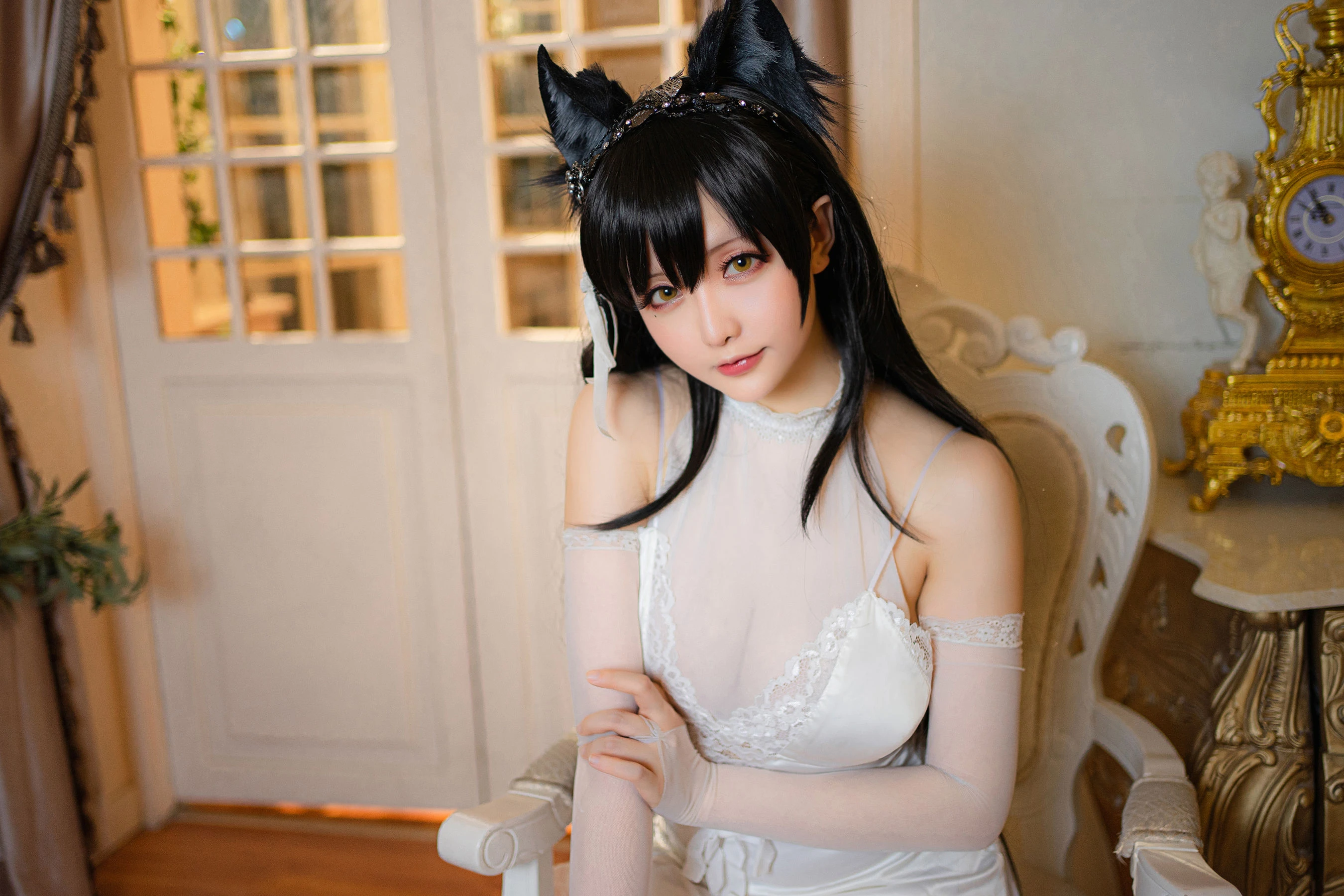 Coser小姐姐星之迟迟 – 爱宕婚纱插图5