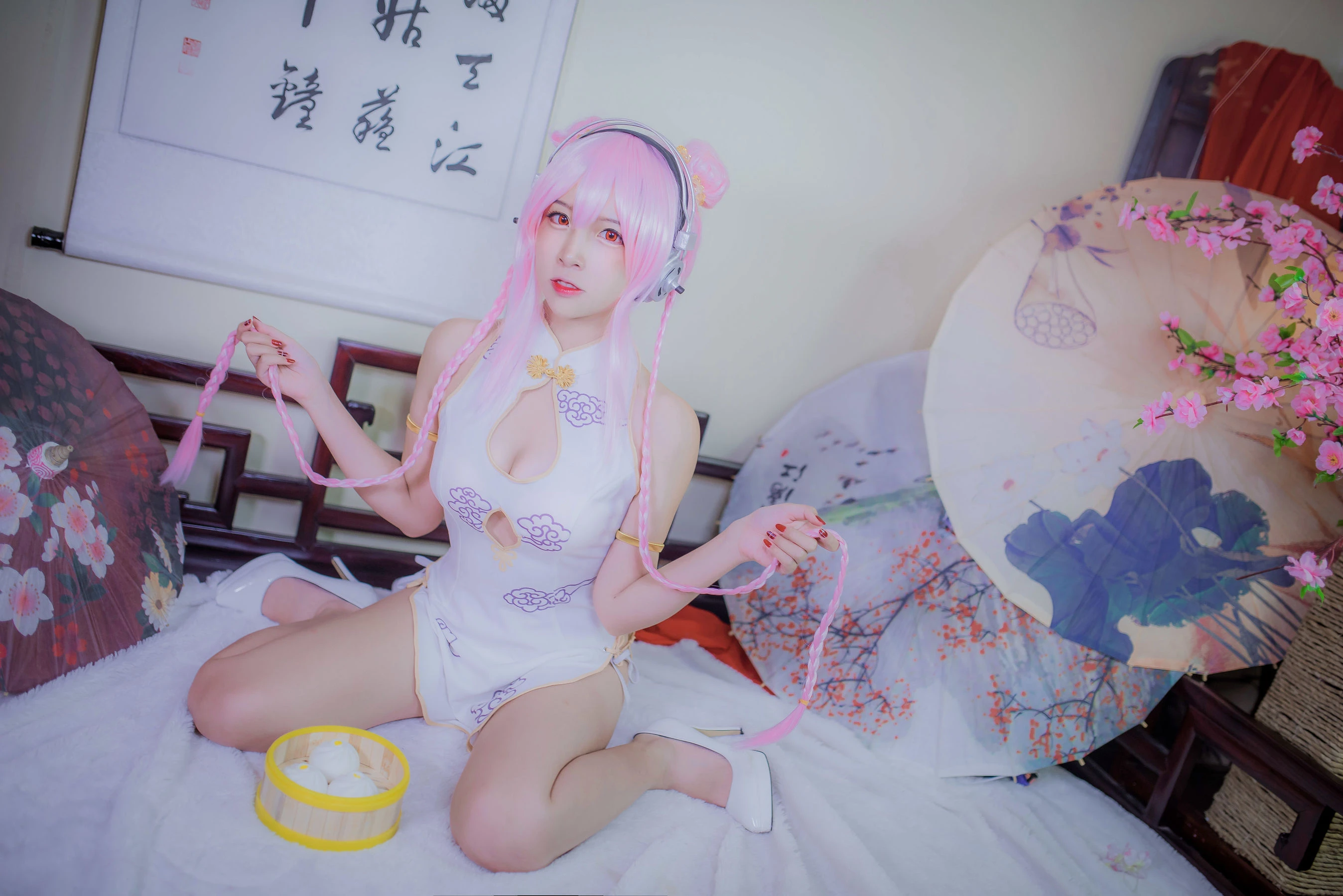 人气Coser二佐Nisa – 索尼子旗袍 [14P]插图6