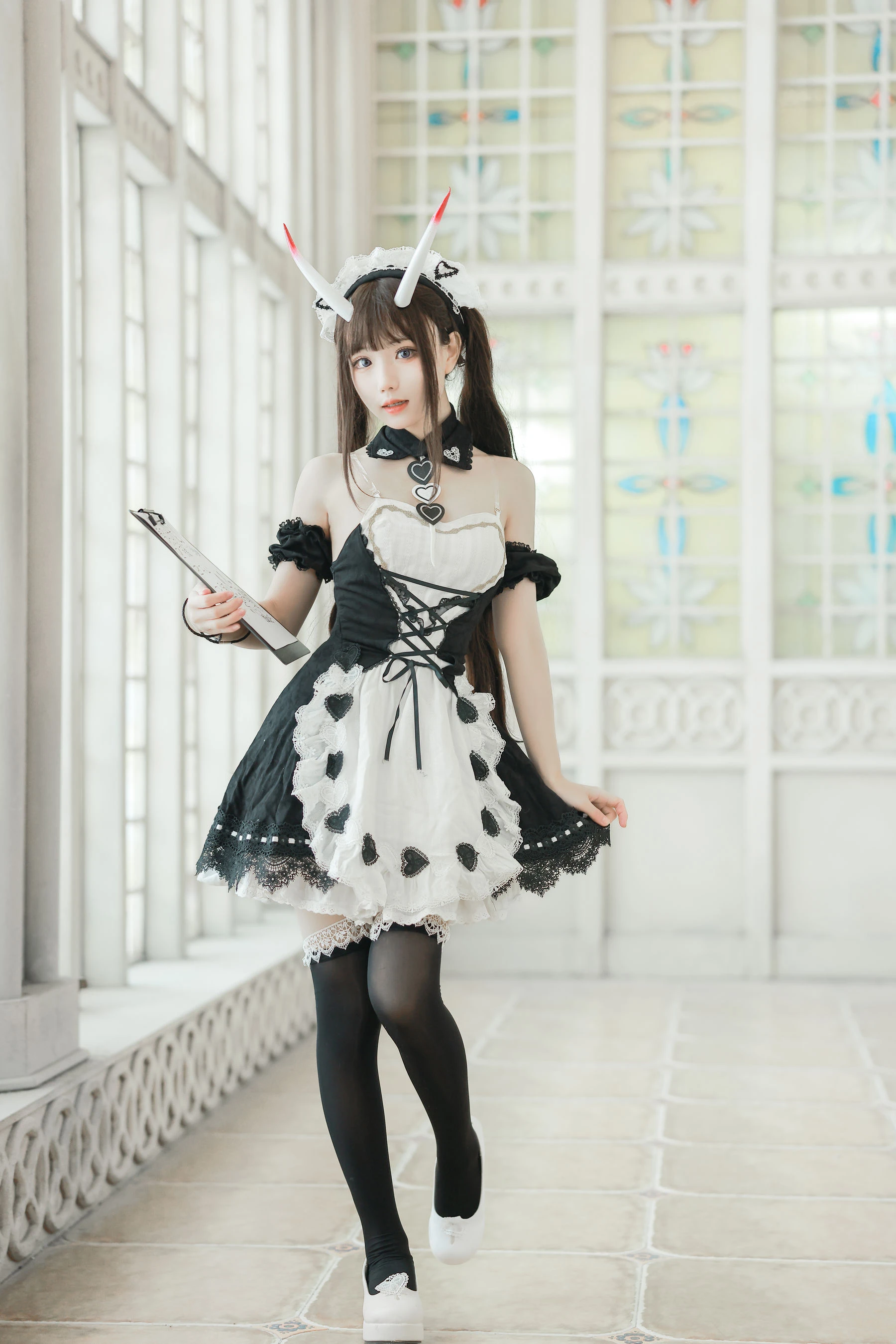 花柒Hana – 能代女仆 [21P]插图4