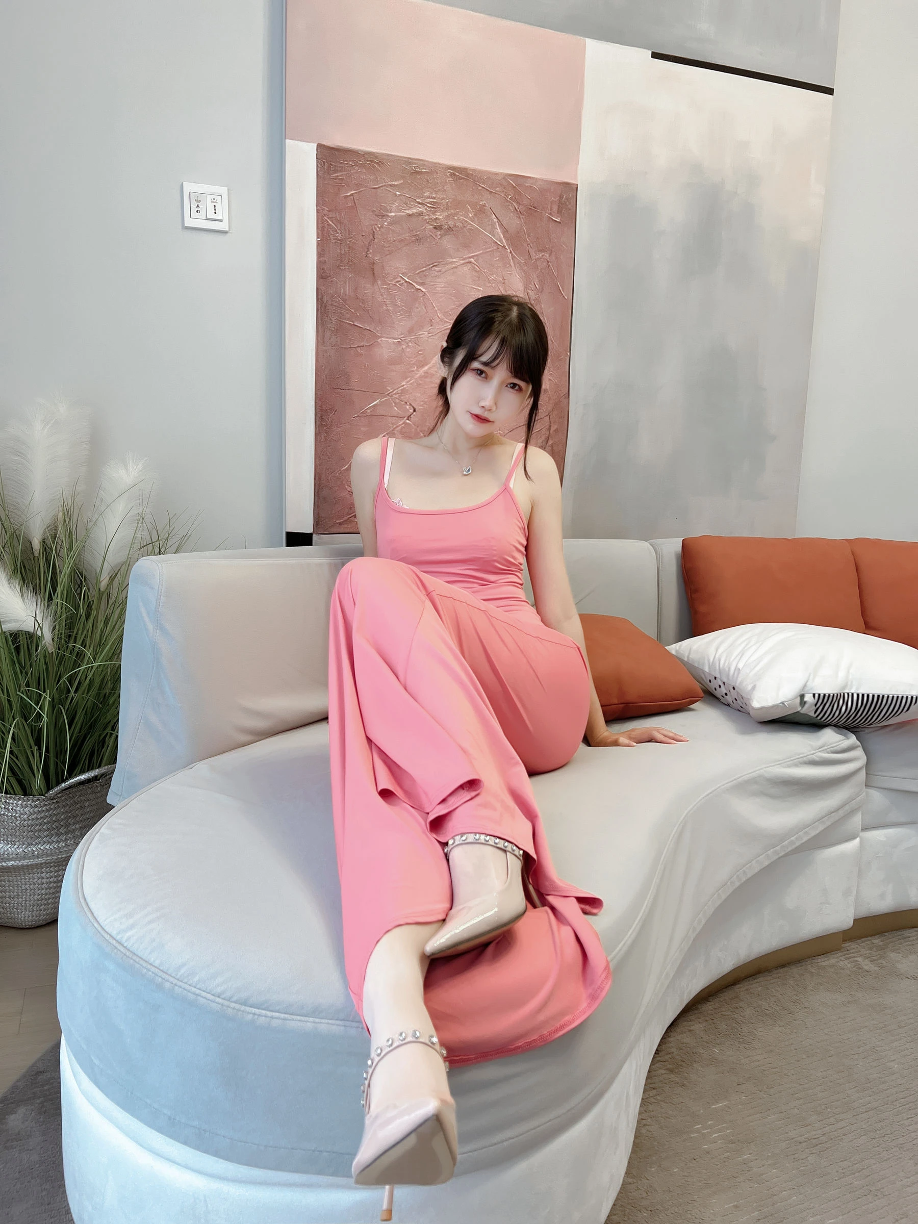 微博人气Coser不呆猫 – 浴室粉色激凸人妻 [39P]插图6