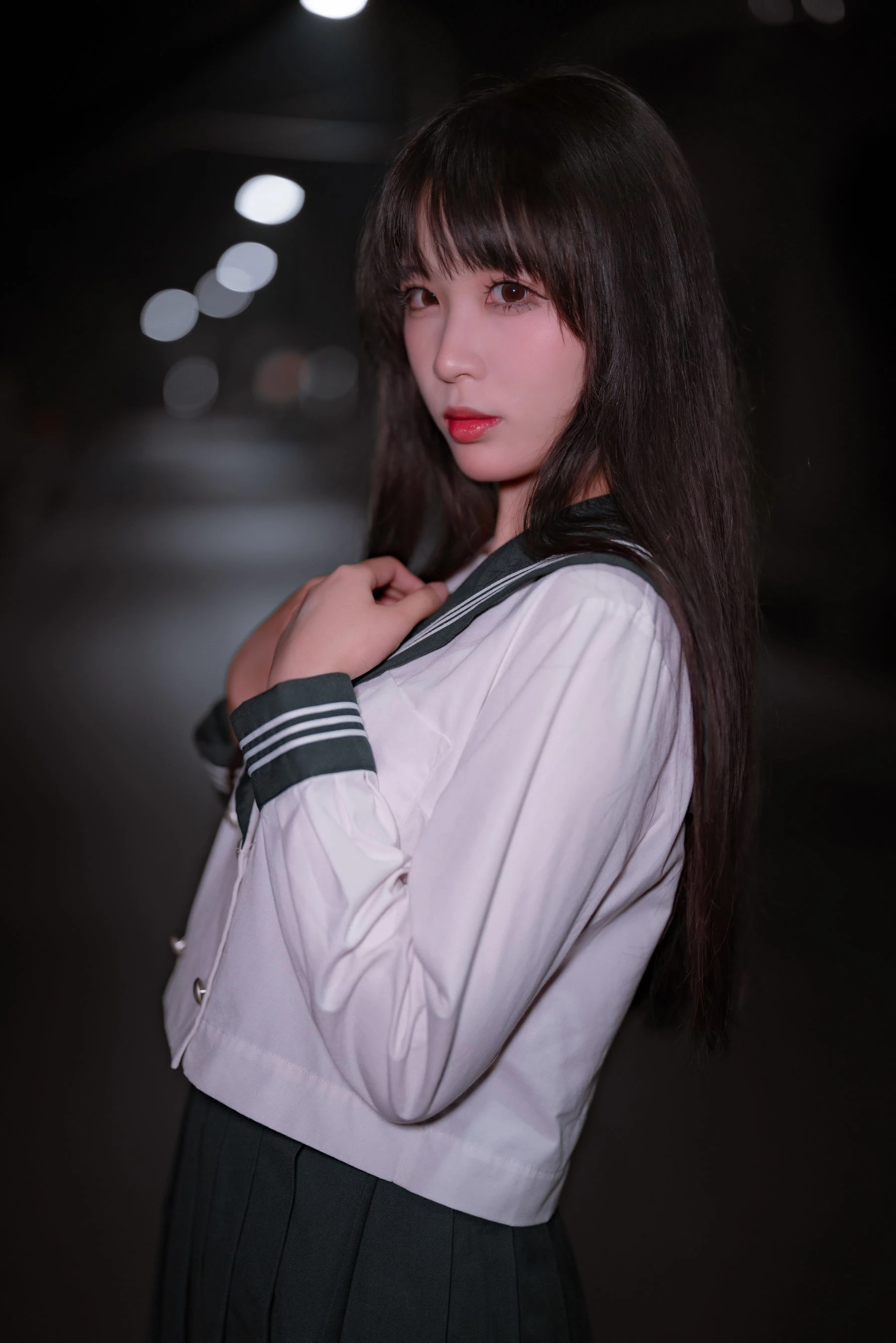 轩萧学姐 – 公路JK [46P]插图3