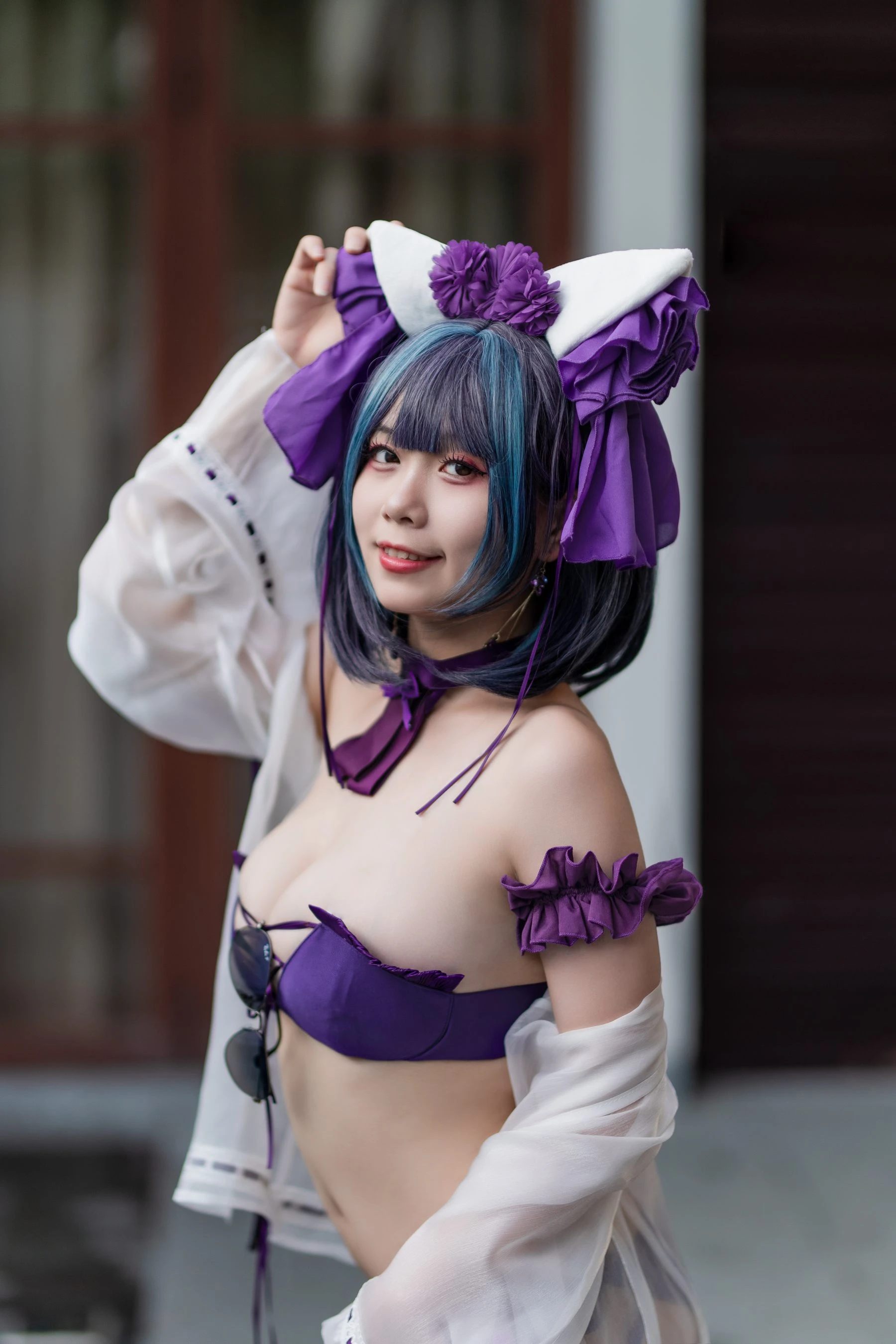 末夜787 – 舰长 柴郡泳装 [31P]插图6