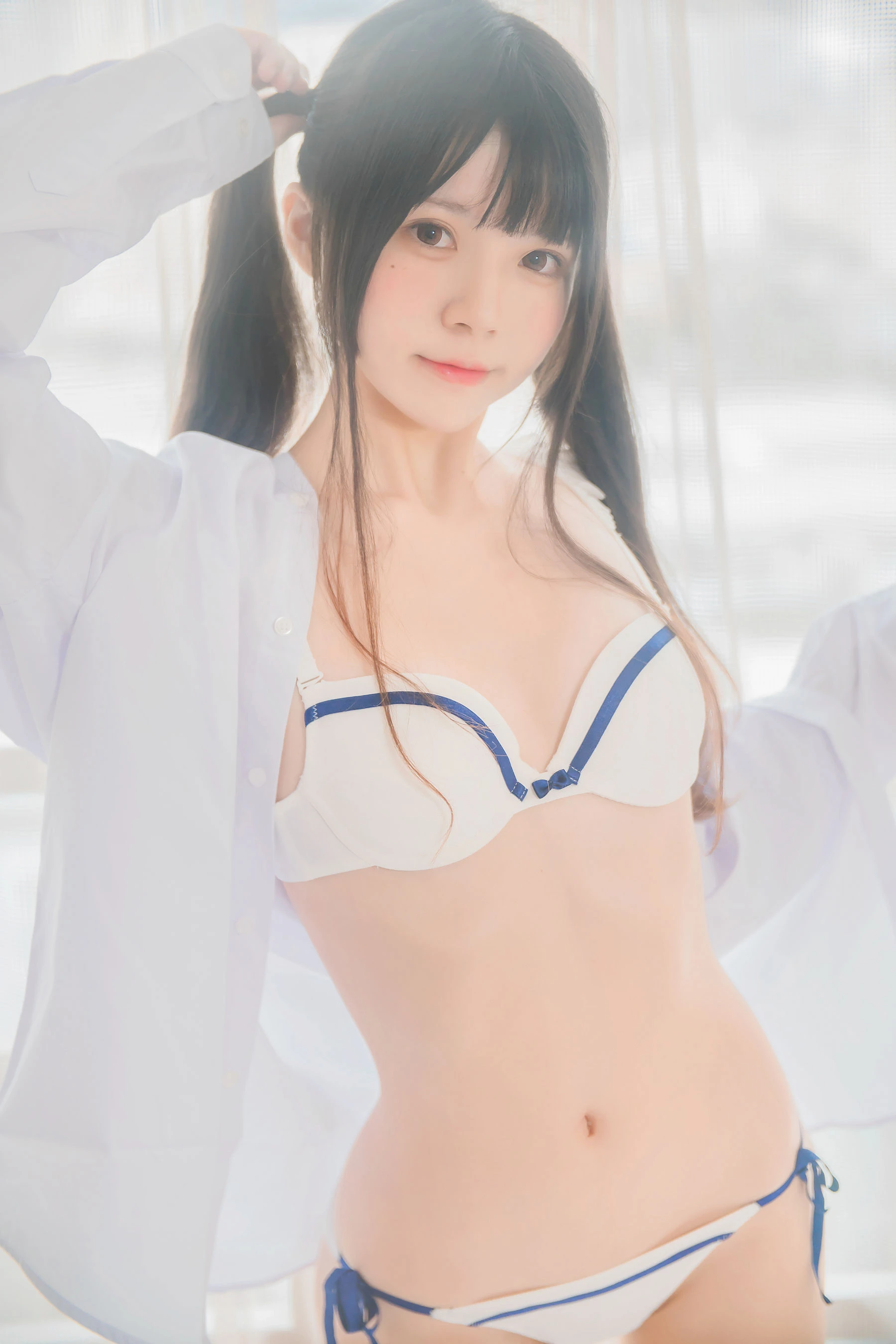 桜桃喵 《白衬衫双马尾》 [47P]高清在线欣赏-撸撸奈子