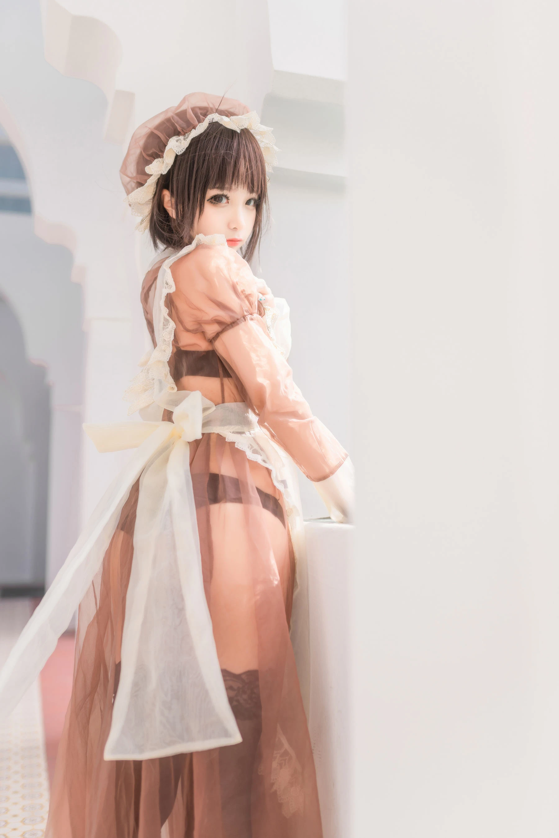 动漫博主蠢沫沫 – 纱-室外女仆 [40P]插图5