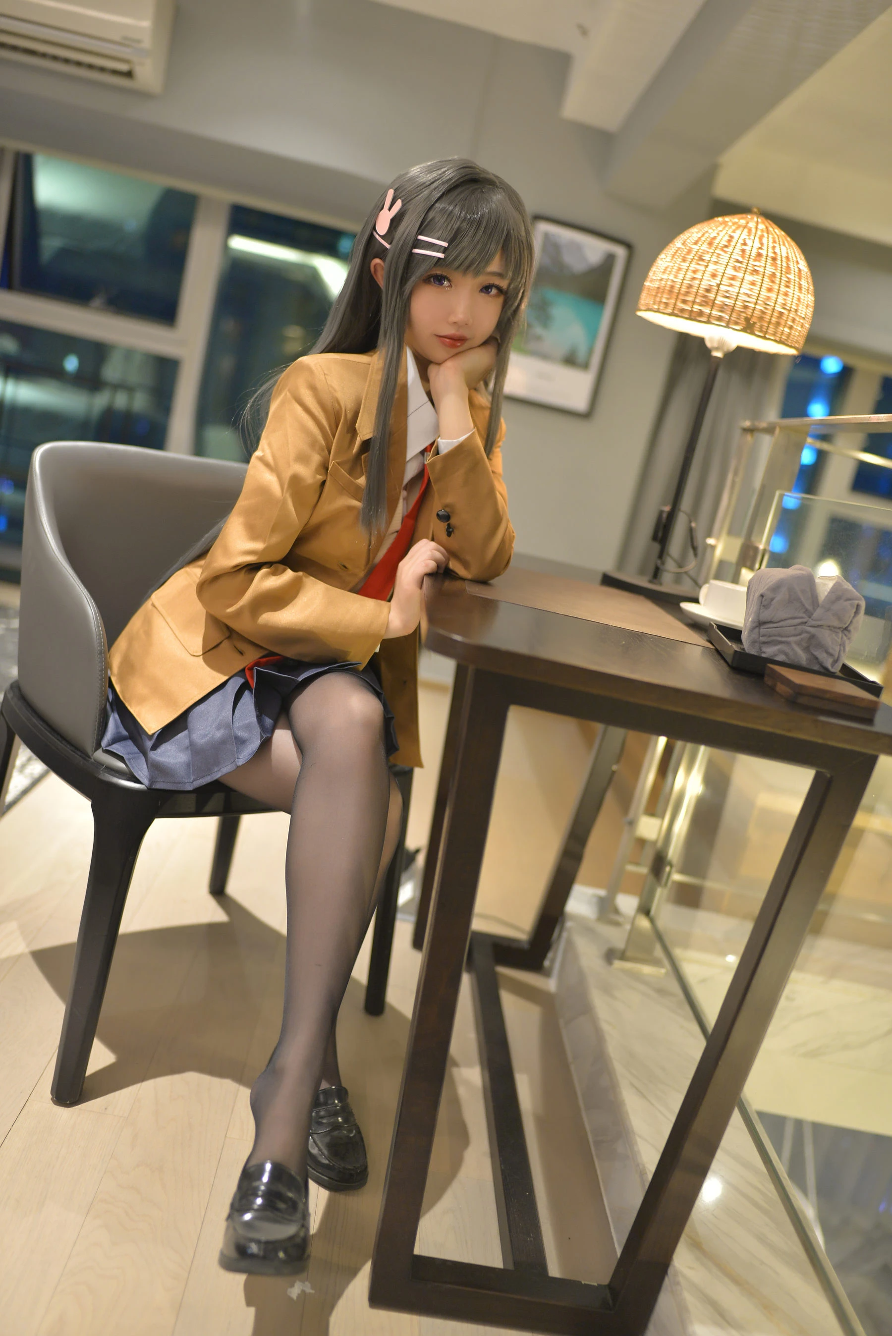 Cos小姐姐雪琪 – 麻衣制服兔女郎 [58P]插图1
