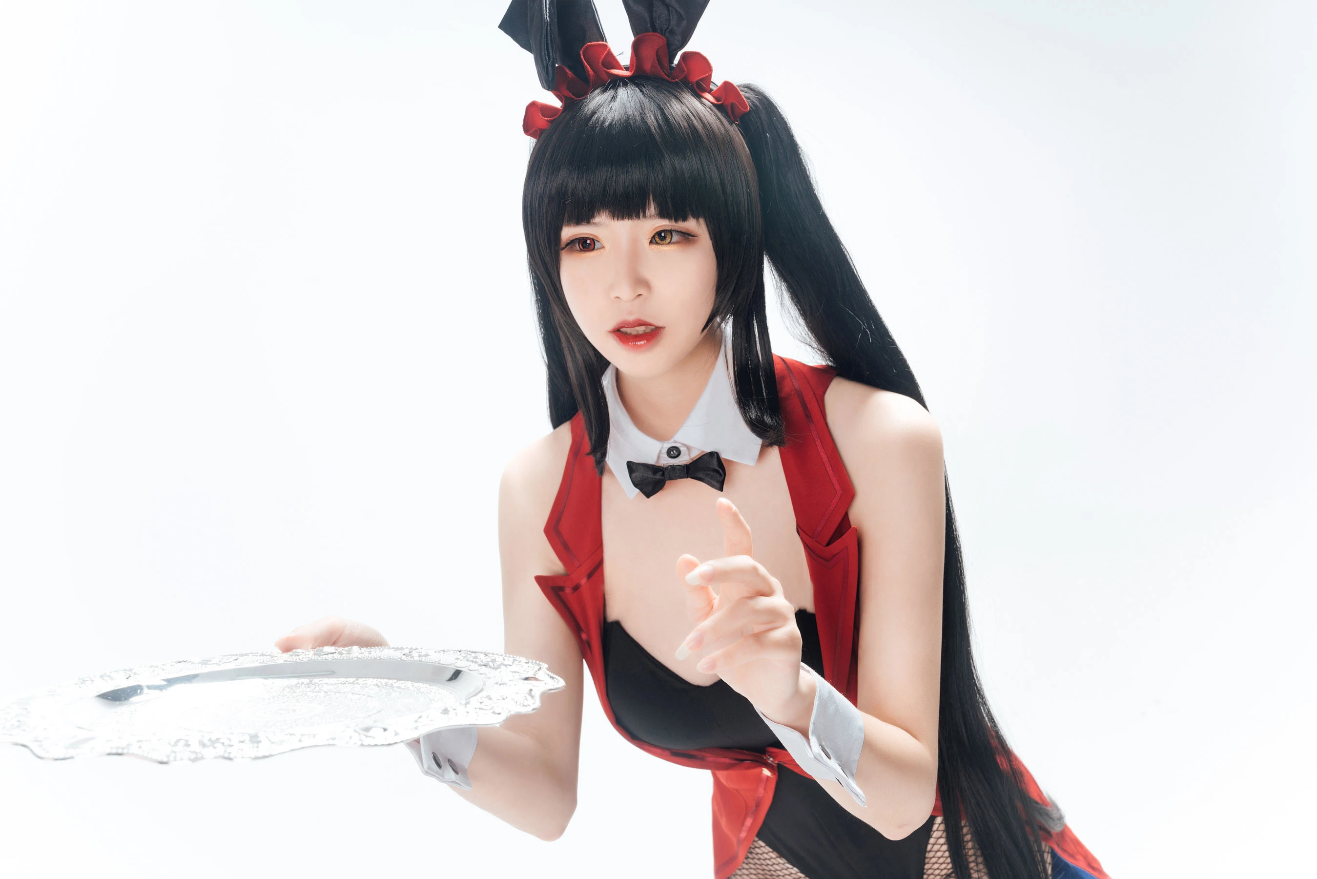 动漫博主爱老师_PhD 狂三 兔女郎 [9P]插图3