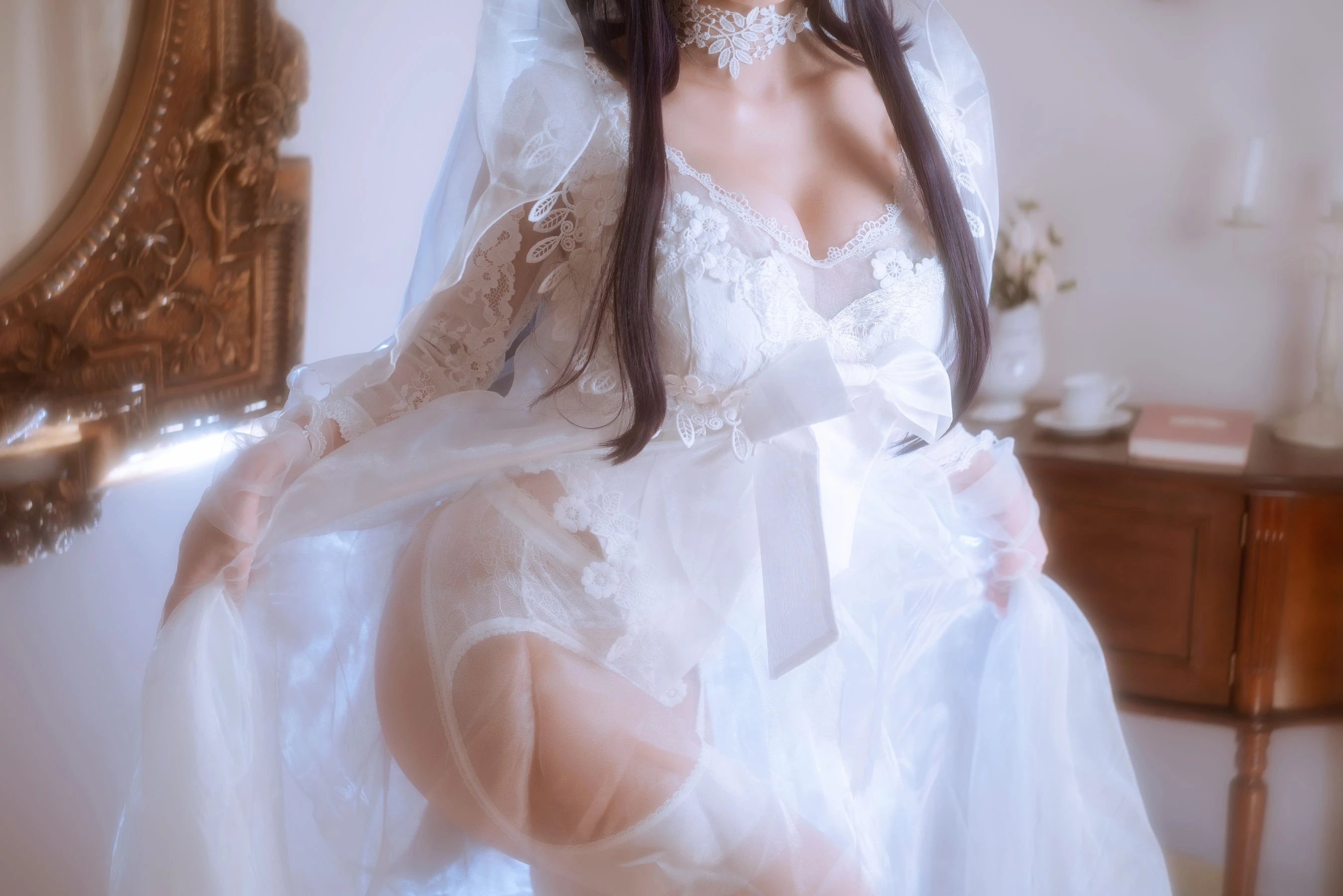白嫩美少女鬼畜瑶 – 婚纱插图6