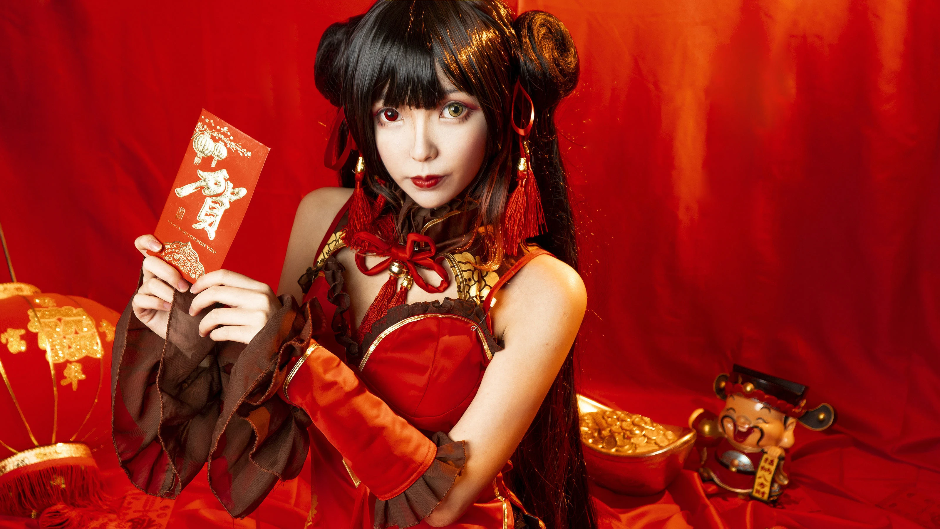 Coser小姐姐妍子坚不可摧 狂三新年插图5