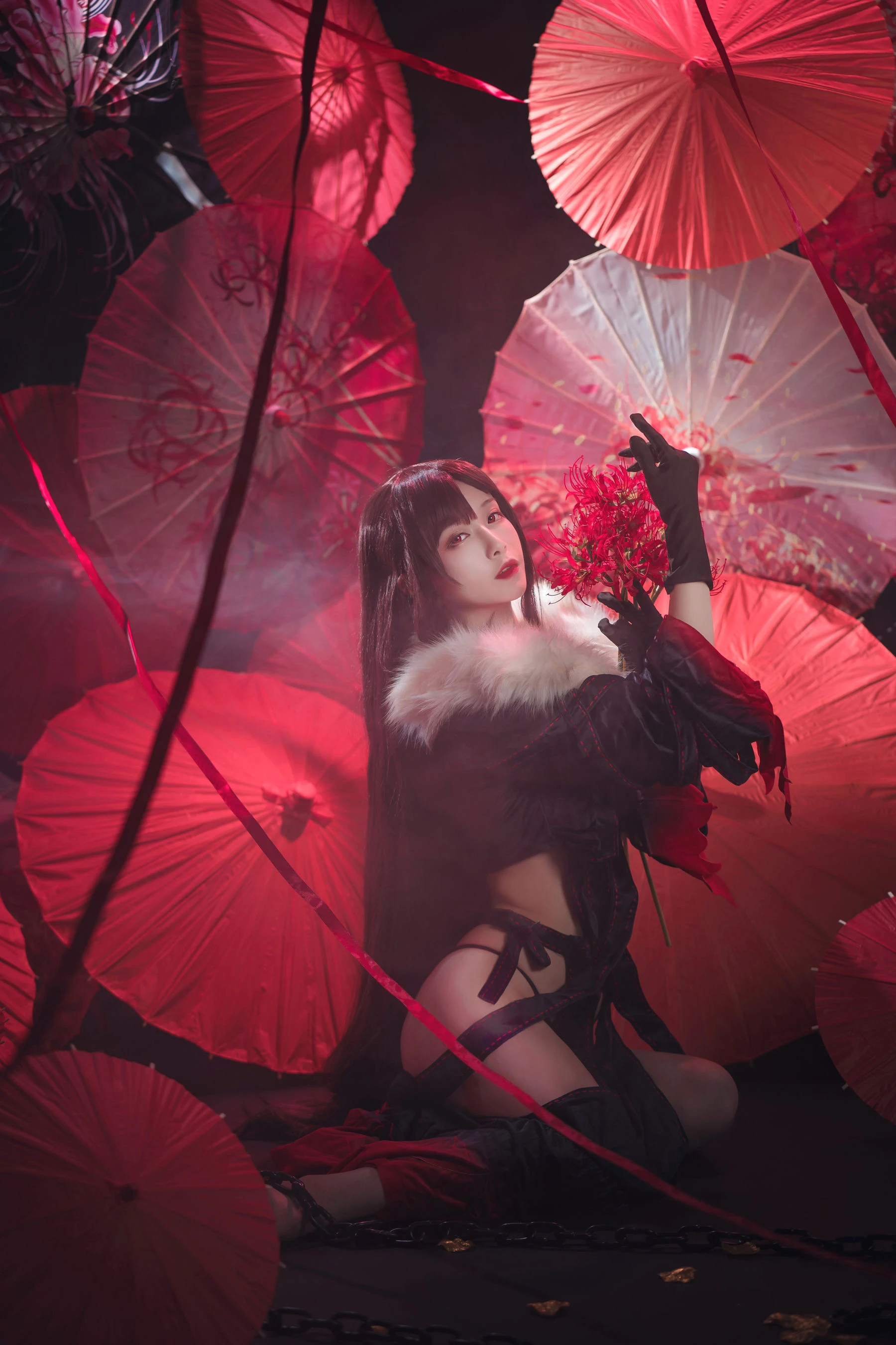 动漫博主铁板烧鬼舞w – 虞美人 [26P]插图1