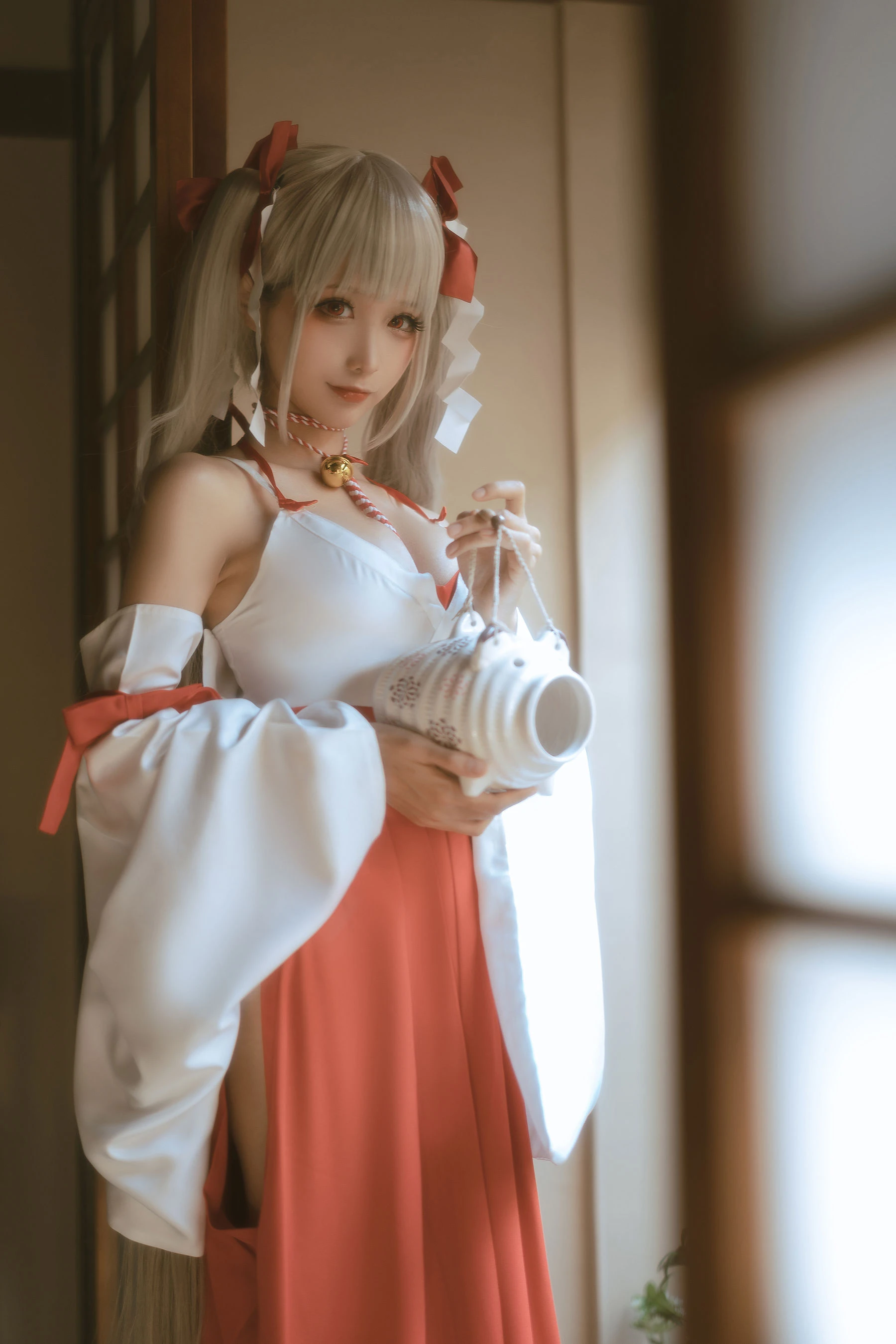动漫博主蠢沫沫 – 可畏巫女 [55P]插图1