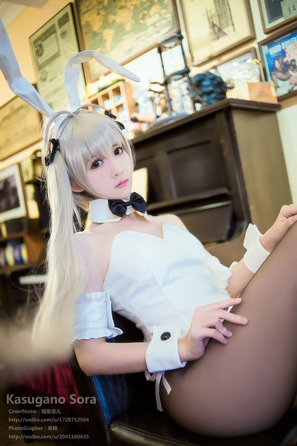 鳗鱼霏儿 – 缘之空 穹妹 兔女郎 Cosplay插图1