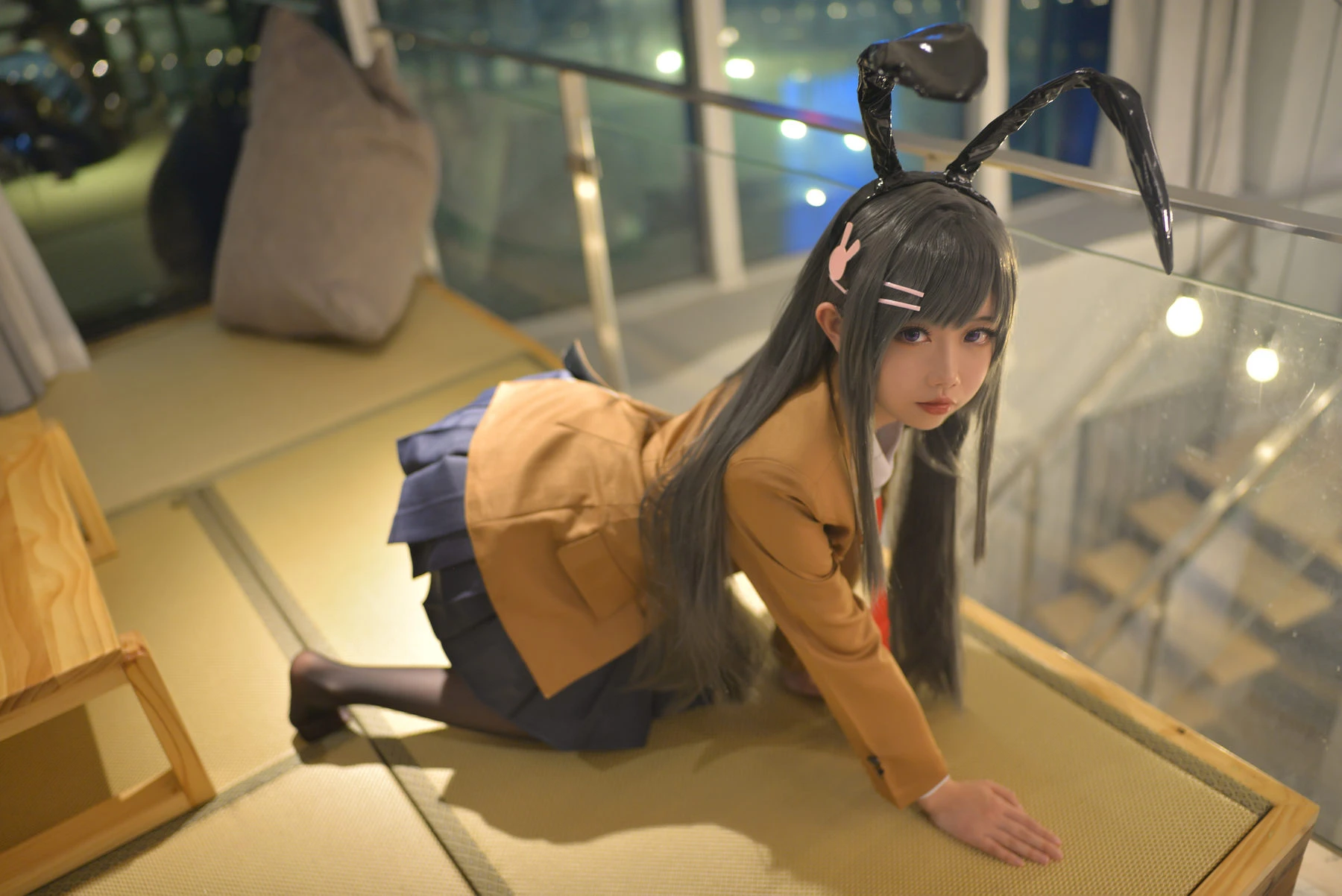 Cos小姐姐雪琪 – 麻衣制服兔女郎 [58P]插图5