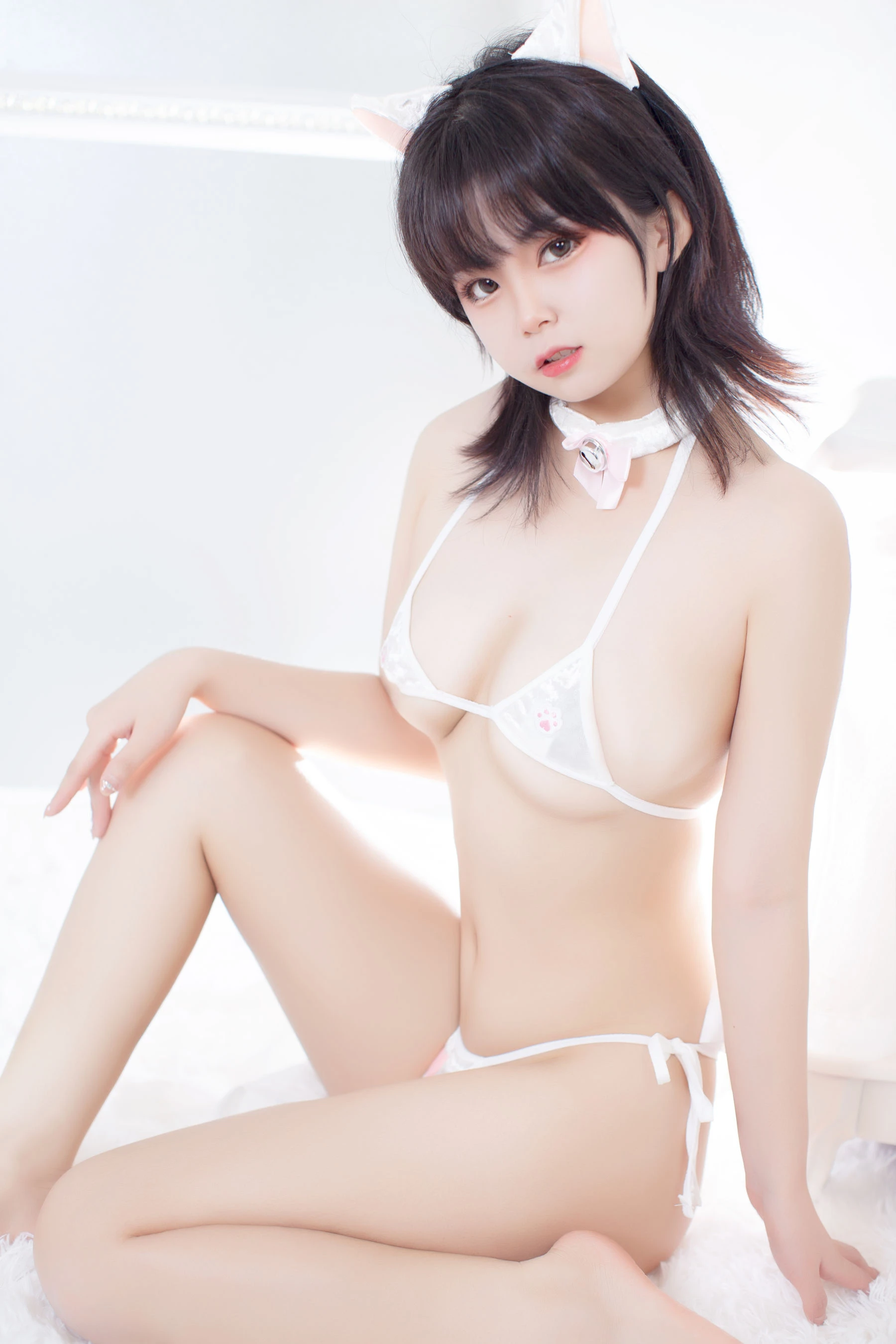 笨蛋学姐 – 白猫女插图5