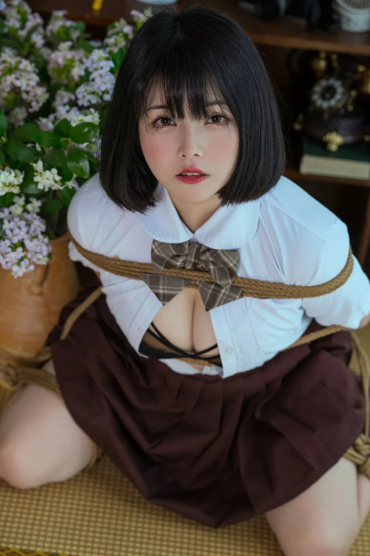 七月喵子 – 捆绑 [34P]插图4