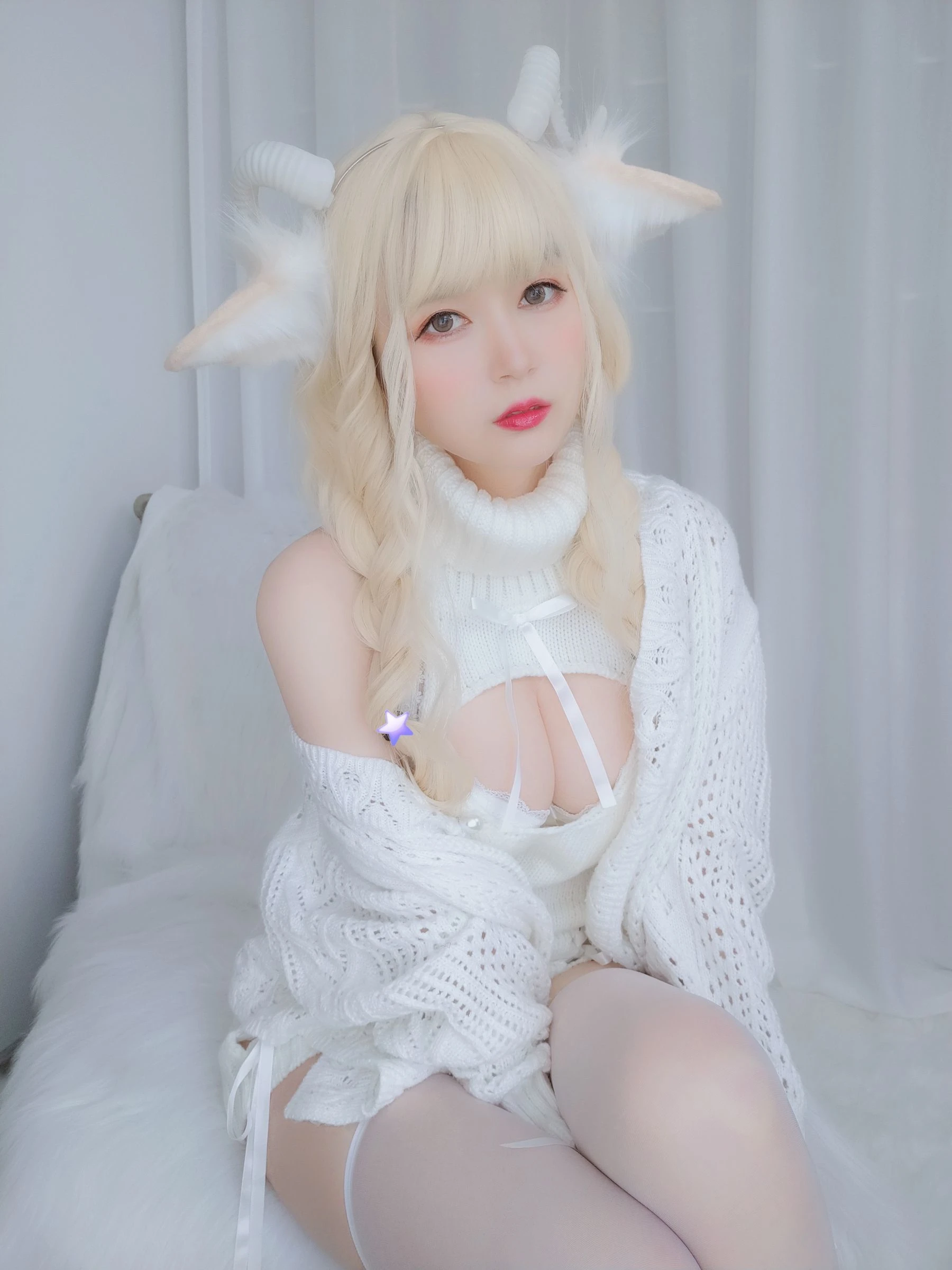 Coser小姐姐白银 – 小白羊插图6