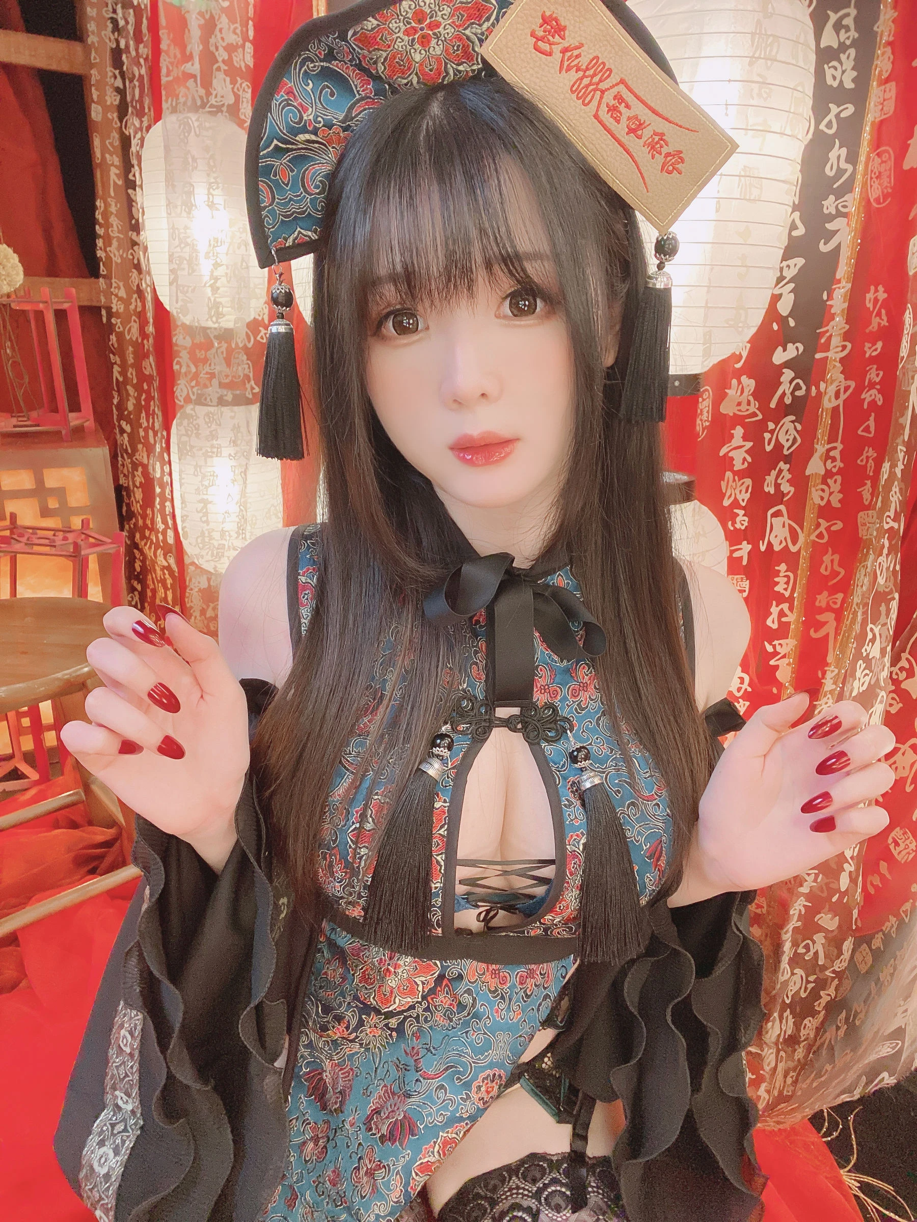 微博妹纸霜月shimo – キョンシーちゃん自撮り [20P]插图3