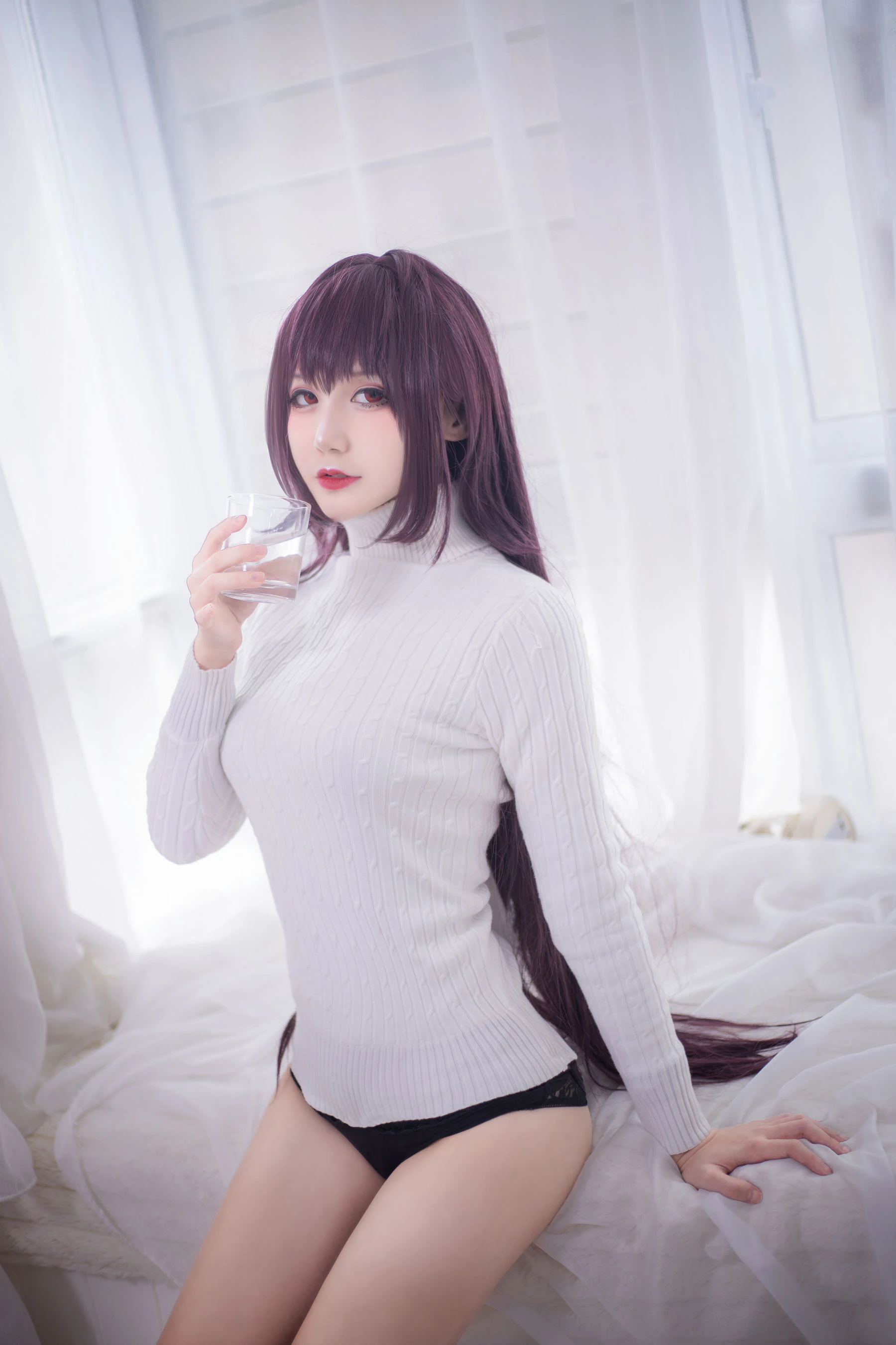 COS妹子仙九Airi – 斯卡哈毛衣插图5