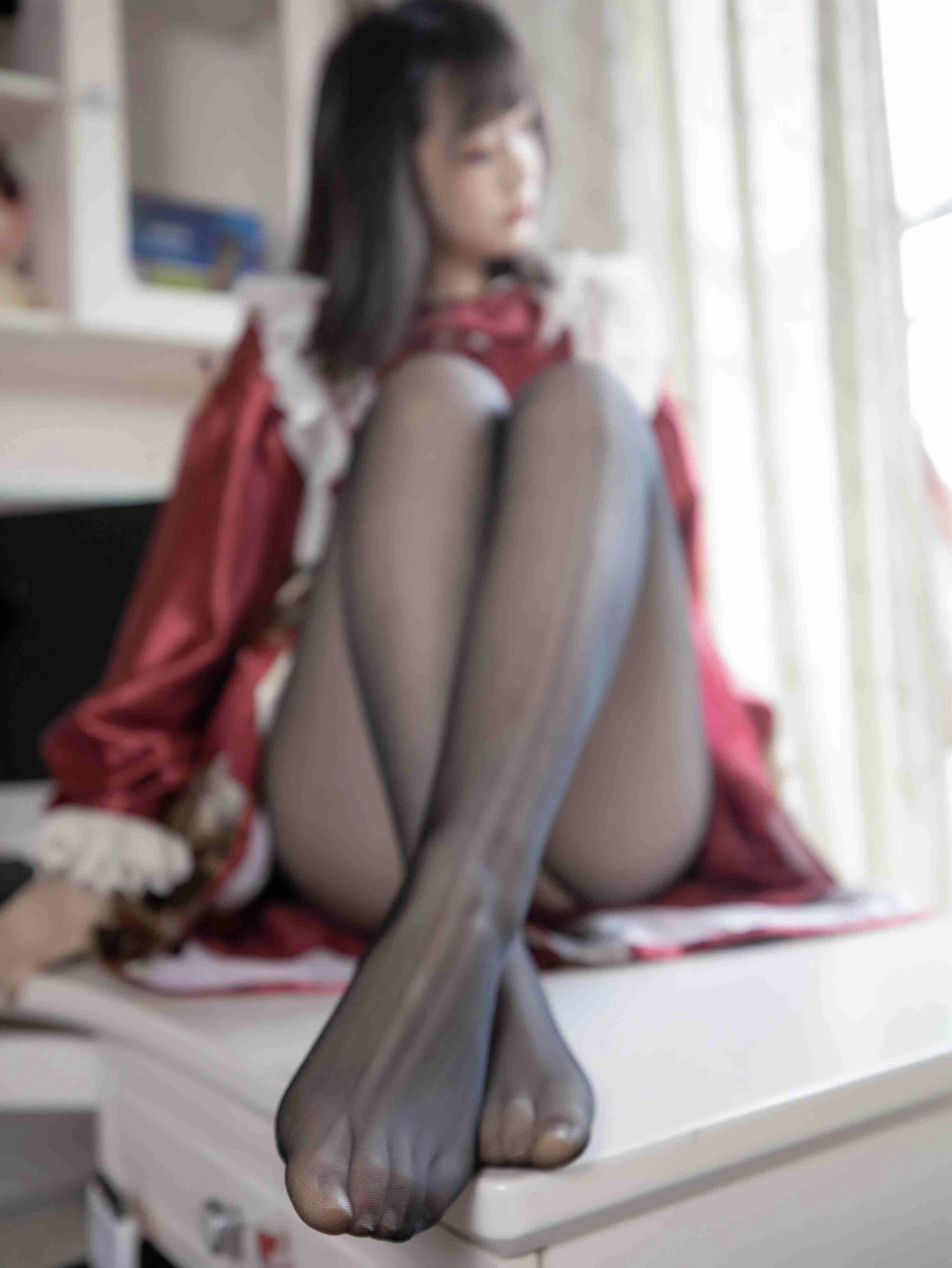 幻琪琪 – 红色Lolita 黑丝 [47P]插图6