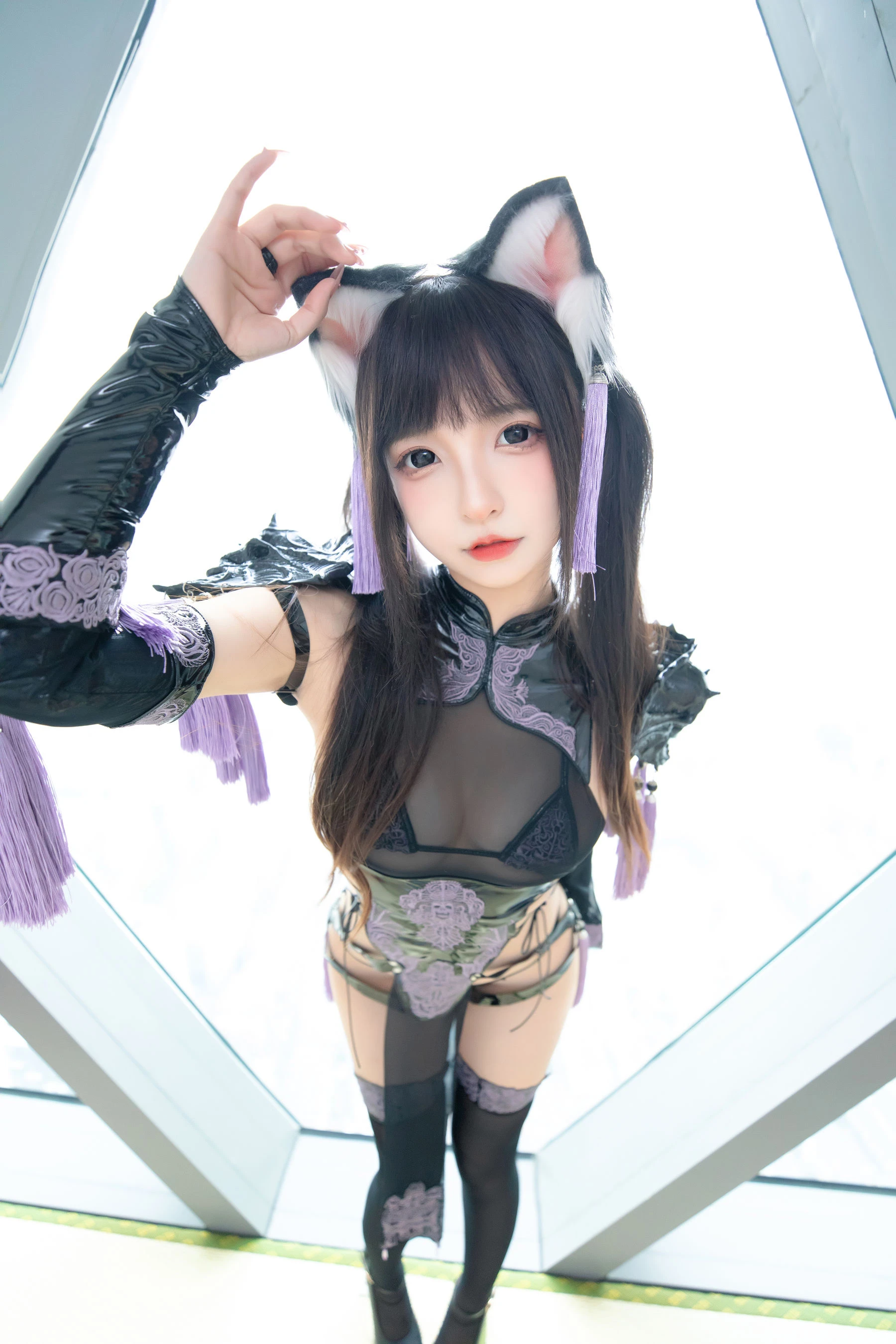 萝莉神楽板真冬之旗袍猫女 [74P]插图2