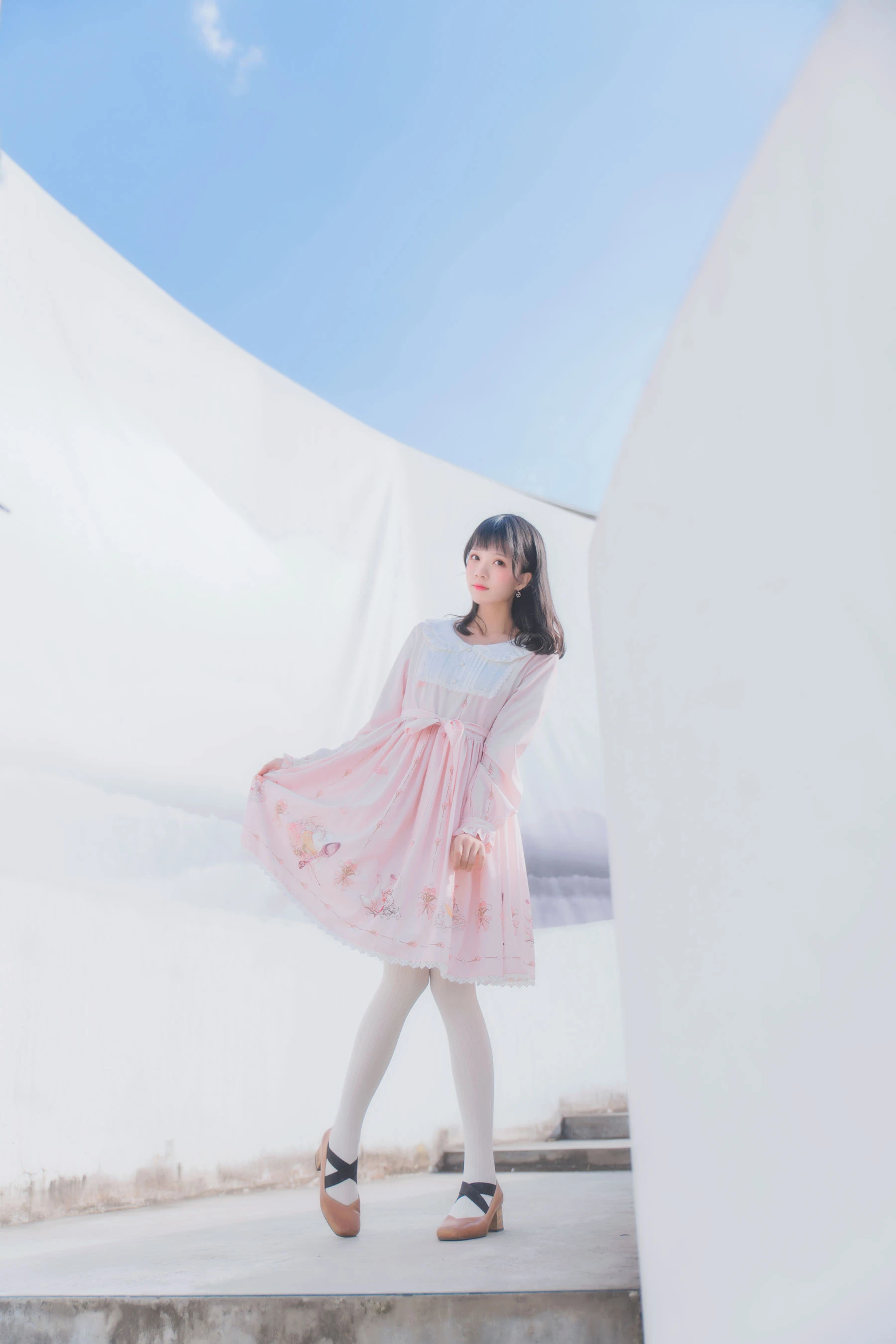 桜桃喵 – 清新之三月 [16P]插图3