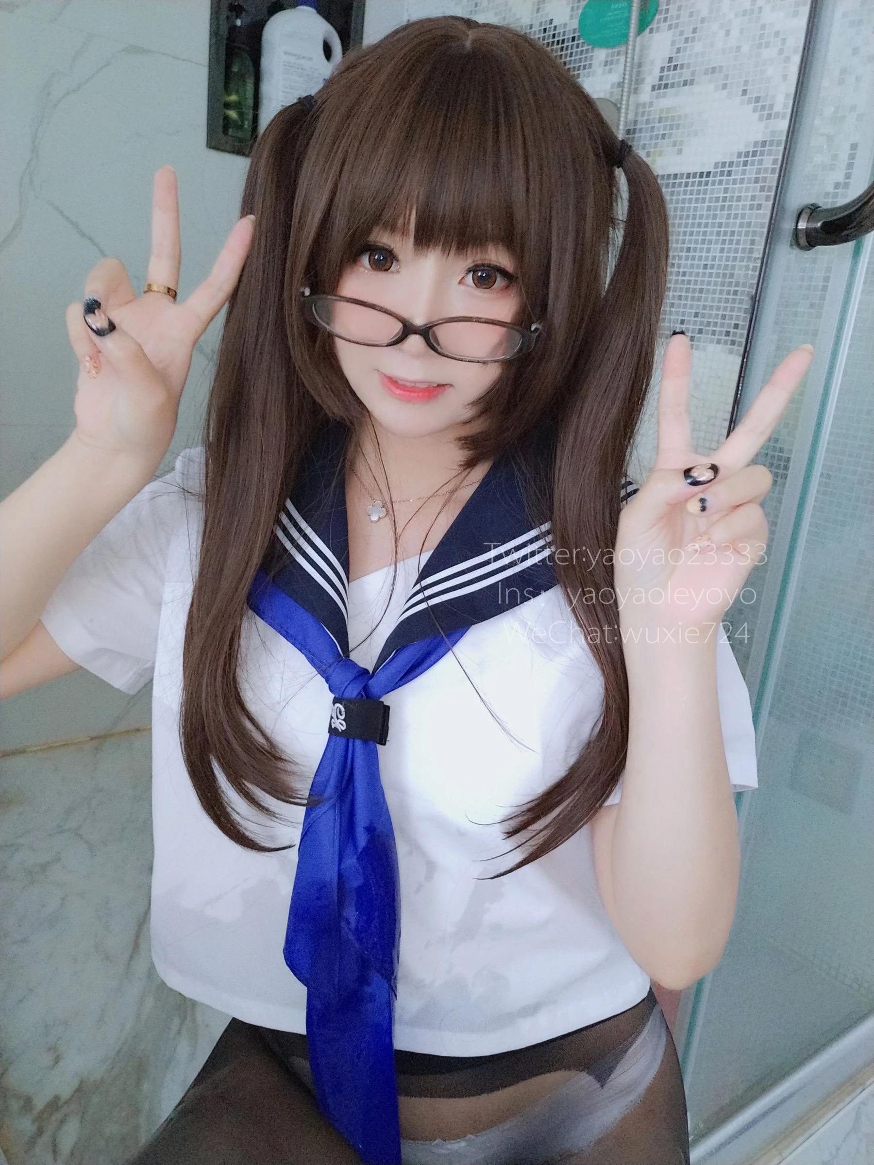 [萝莉COS] 摇摇乐yoyo – 蓝色jk [37P]高清在线欣赏-撸撸奈子