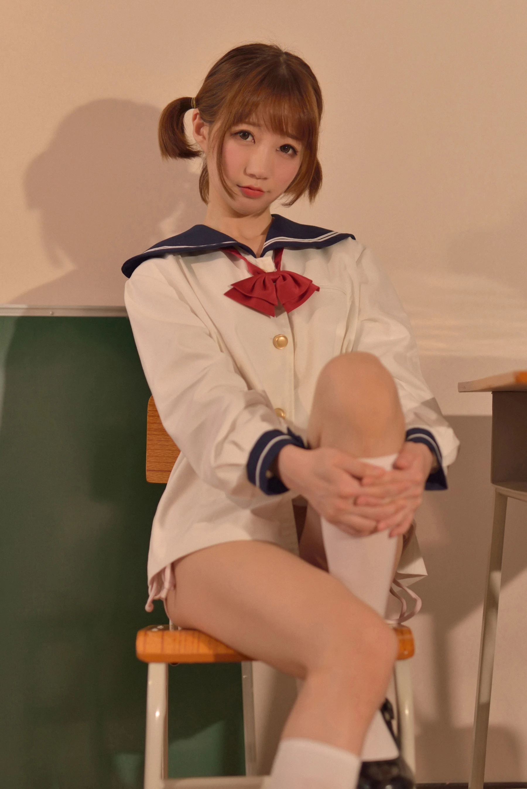 [萝莉COS] NAGISA魔物喵 VOL.08 生理课 [75P]插图2