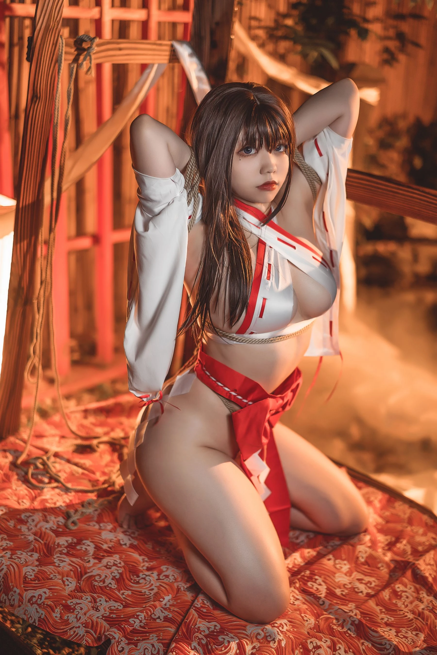 啊日日_Ganlory – 绳与巫女插图3