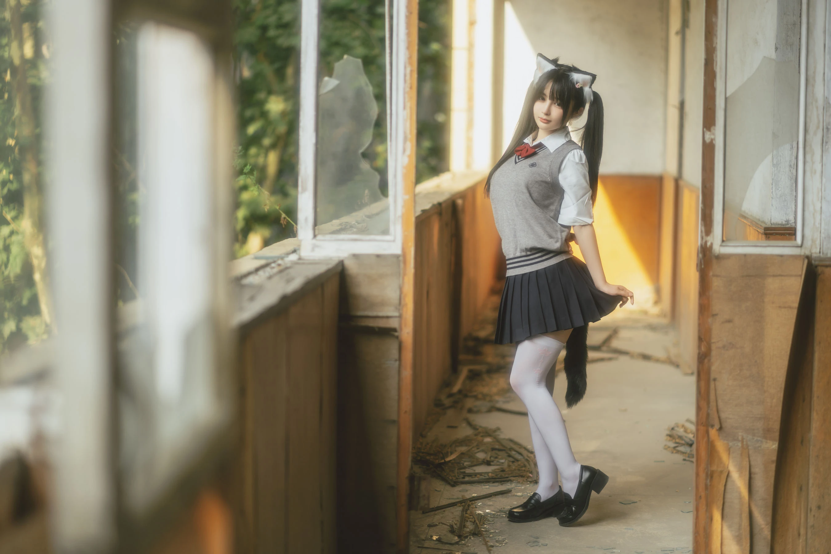 桜井宁宁 – 废墟JK [70P]插图4