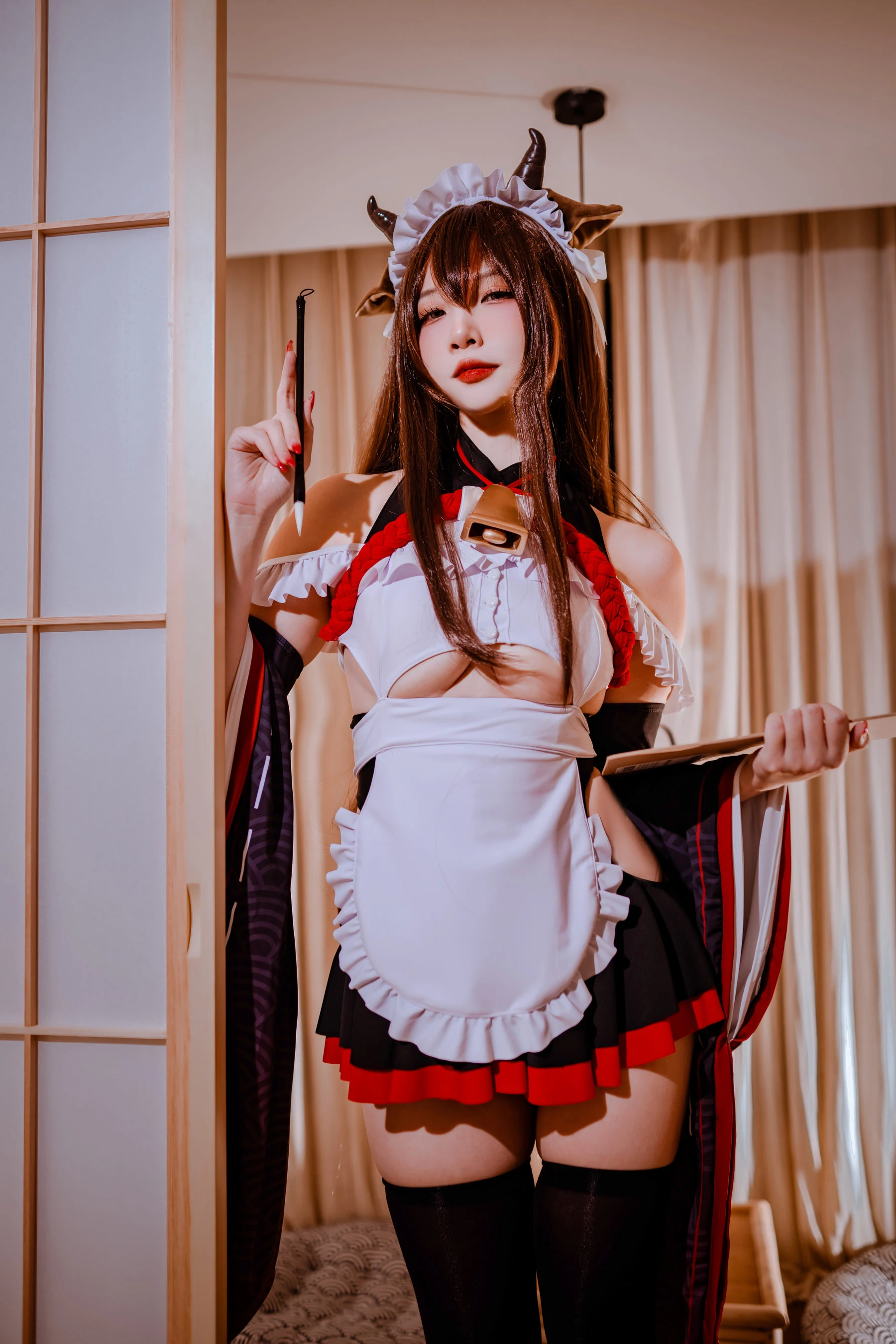 二佐Nisa – 碧蓝樫野女仆 [33P]插图2