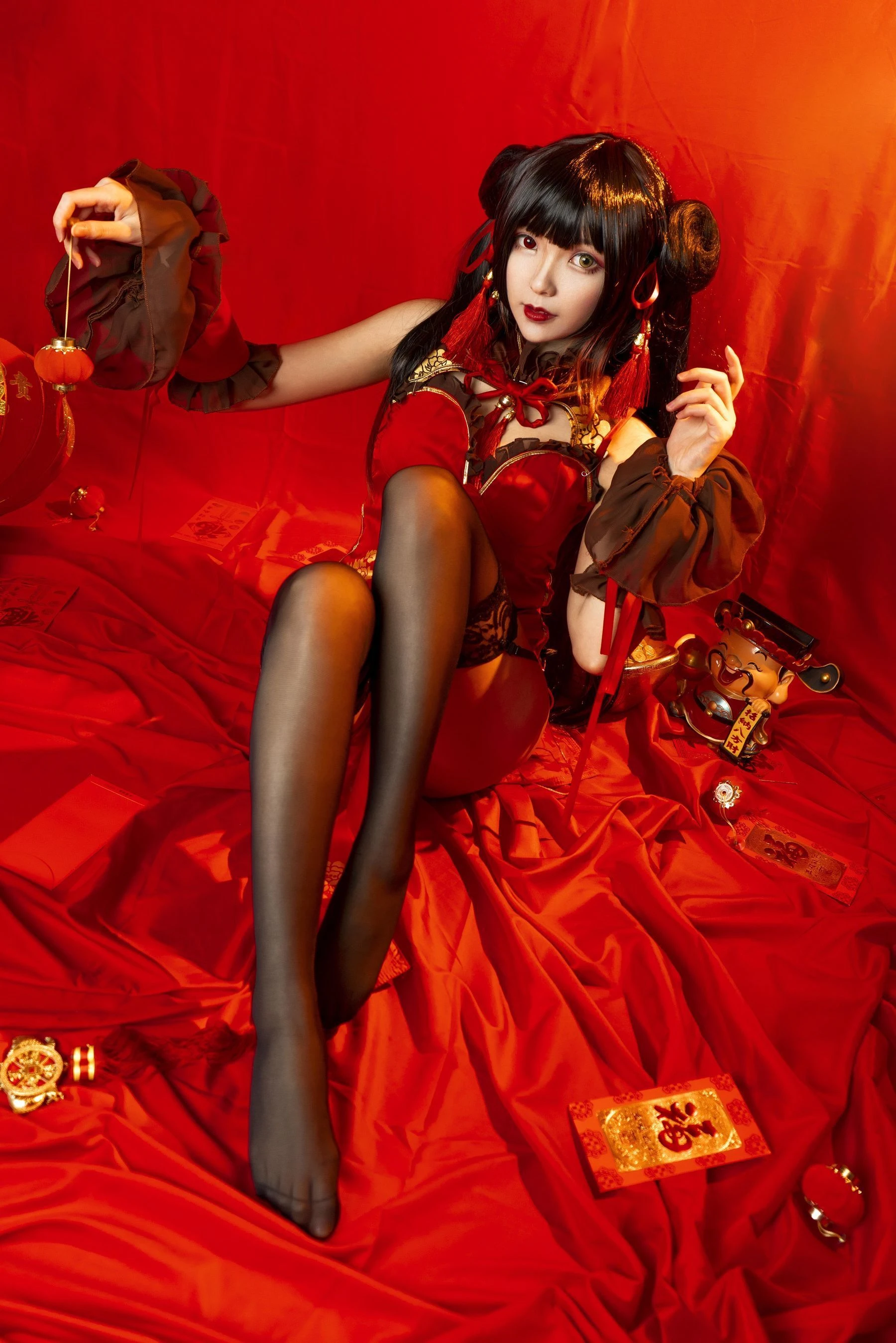 Coser小姐姐妍子坚不可摧 狂三新年插图7