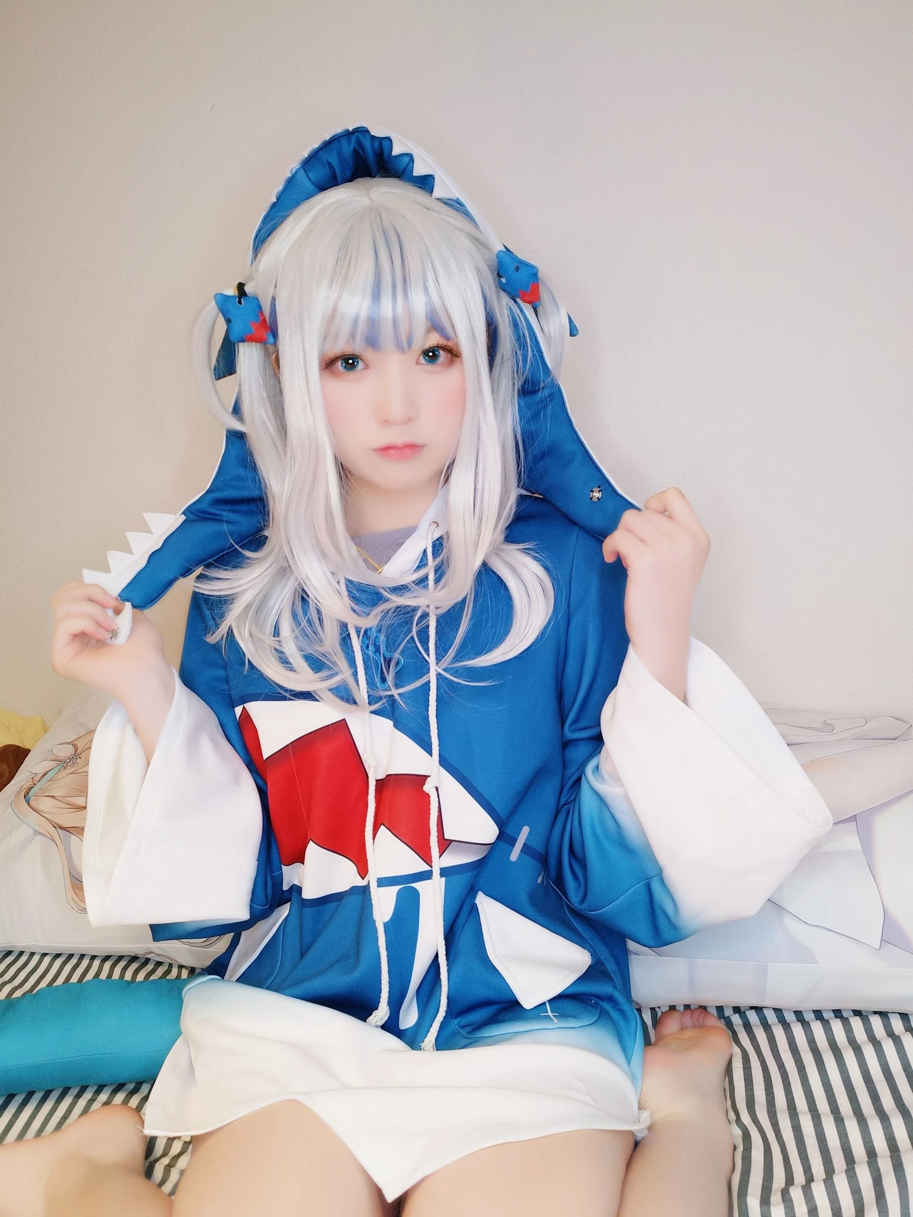Yuki亭 – Gawer gura cosplay [14P]插图5