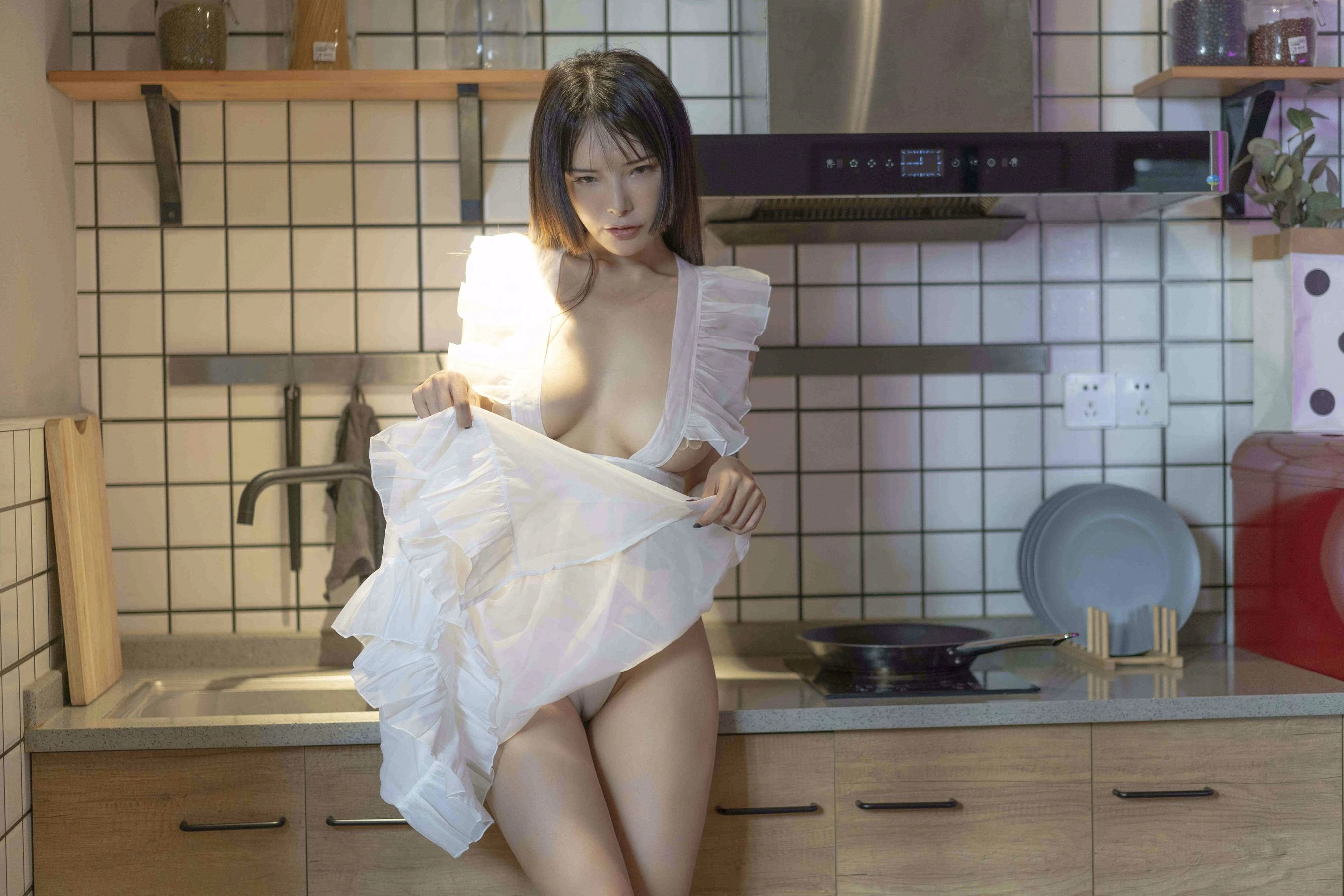 秋和柯基(夏小秋秋秋) – 透明围裙3-下面给你吃 [57P]插图1