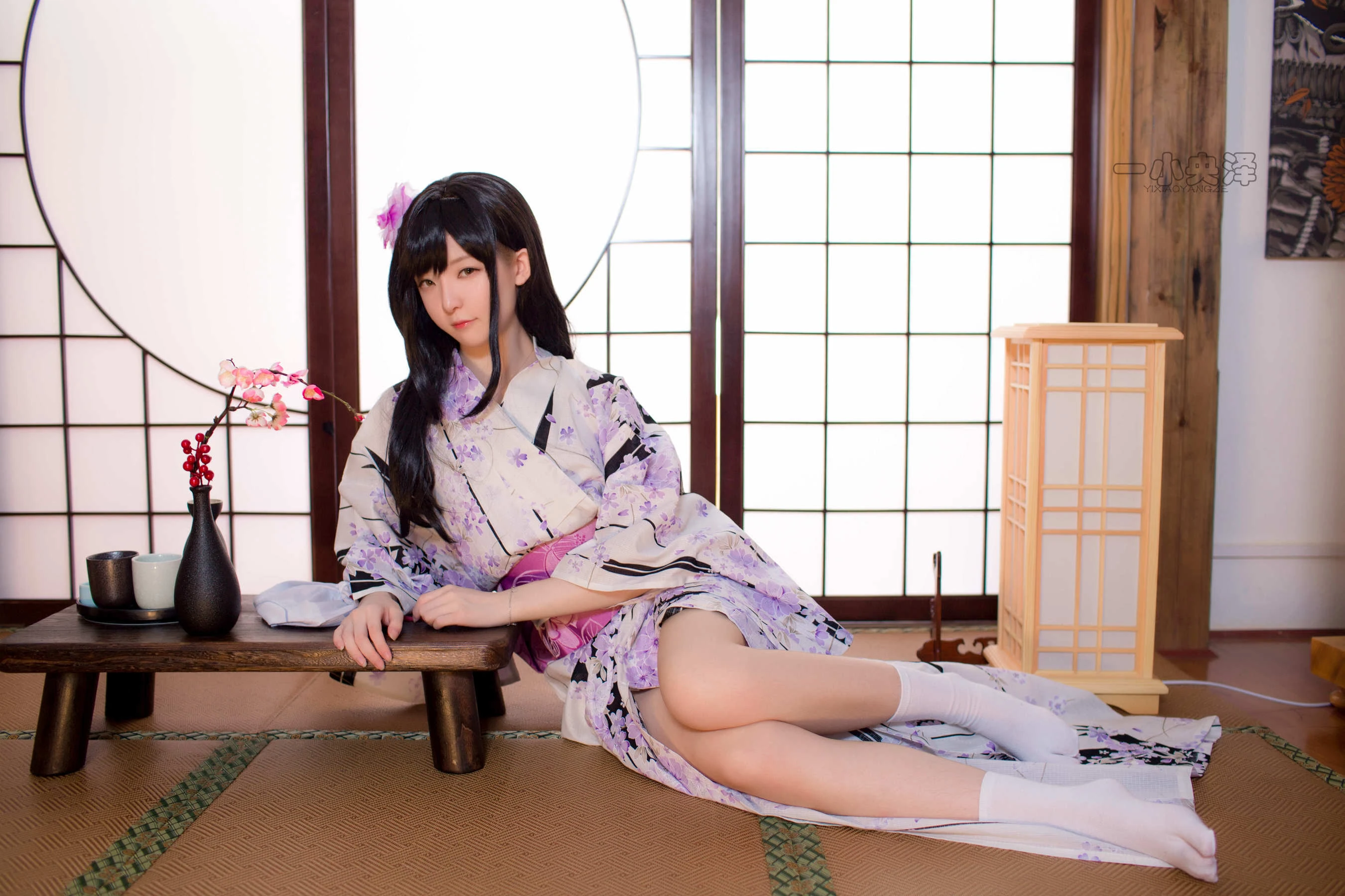 [萝莉COS] 一小央泽 – 和服短袜 [41P]高清在线欣赏-撸撸奈子