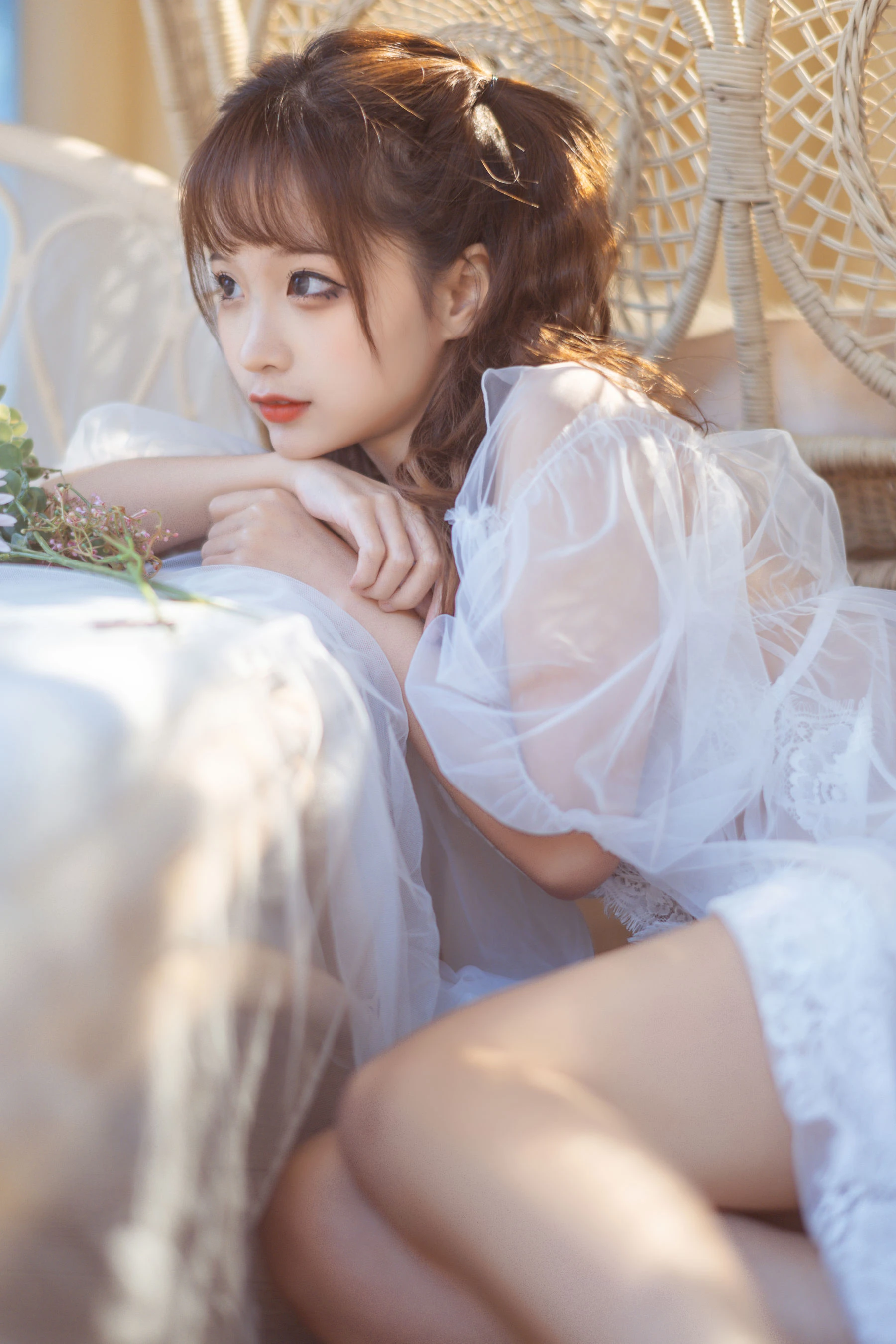 动漫博主蠢沫沫 – 蕾丝睡衣 [31P]插图5
