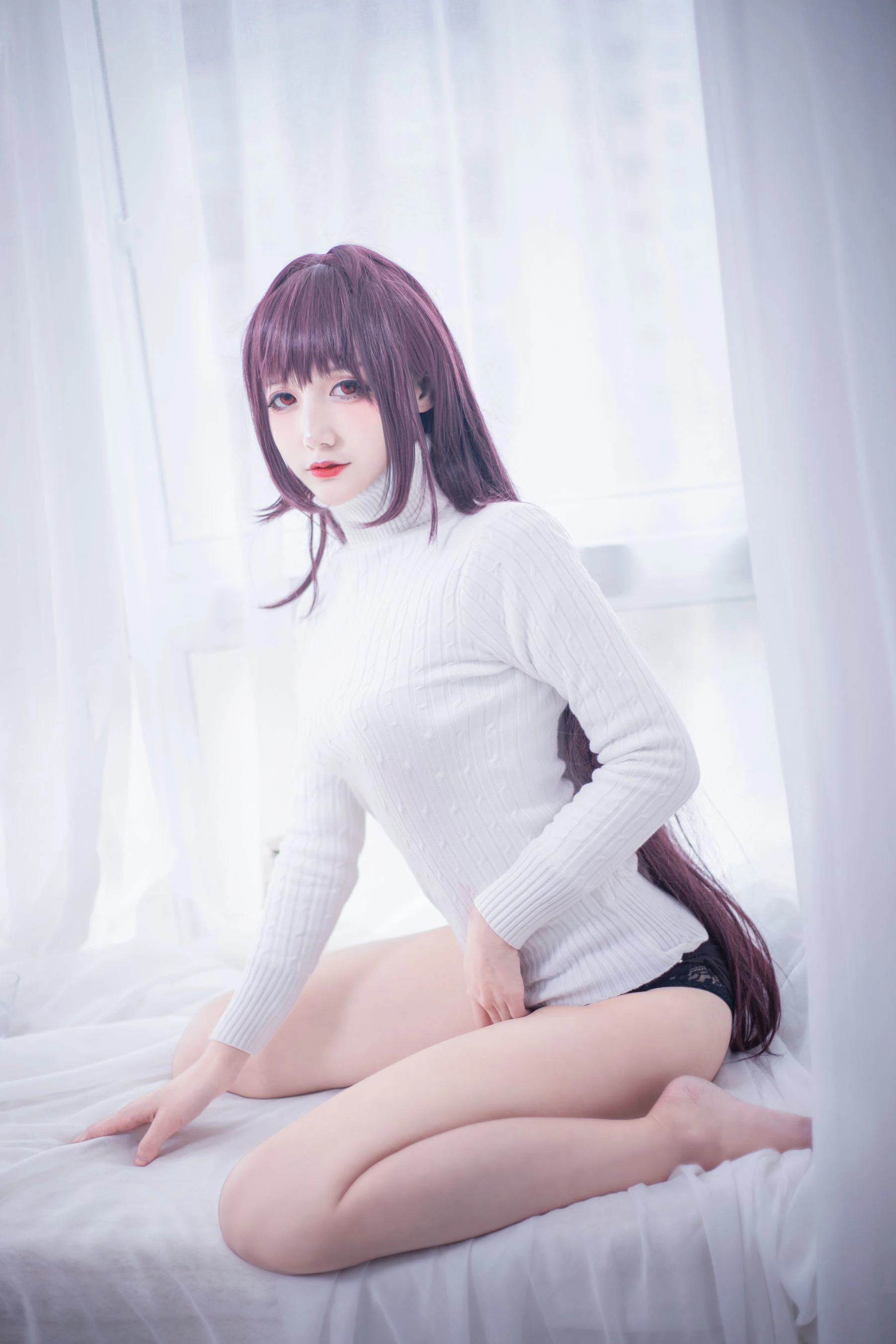 COS妹子仙九Airi – 斯卡哈毛衣插图8