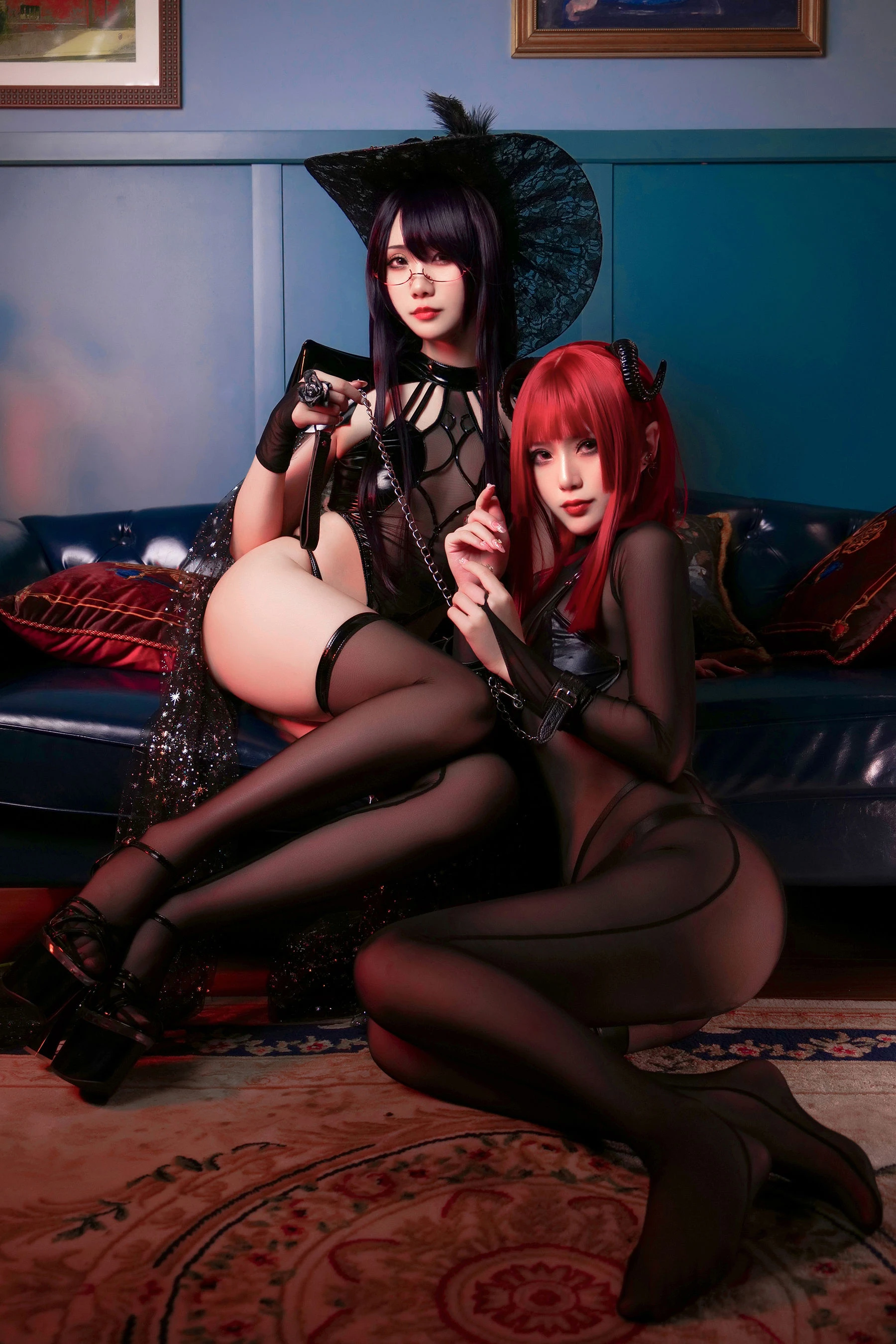 动漫博主曉美媽&羊大真人 – 魔女集会 [35P]插图6