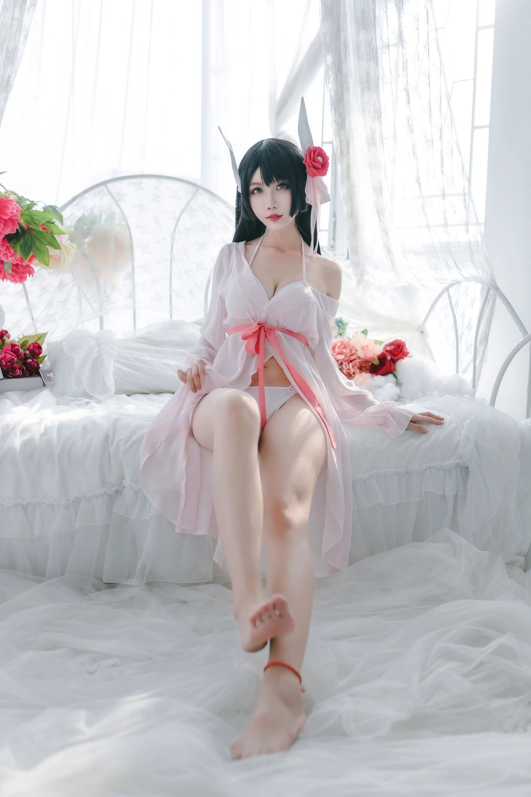 萌娘迷失人形QUQ – 鲟（比叡）月下巡游高清在线欣赏-撸撸奈子