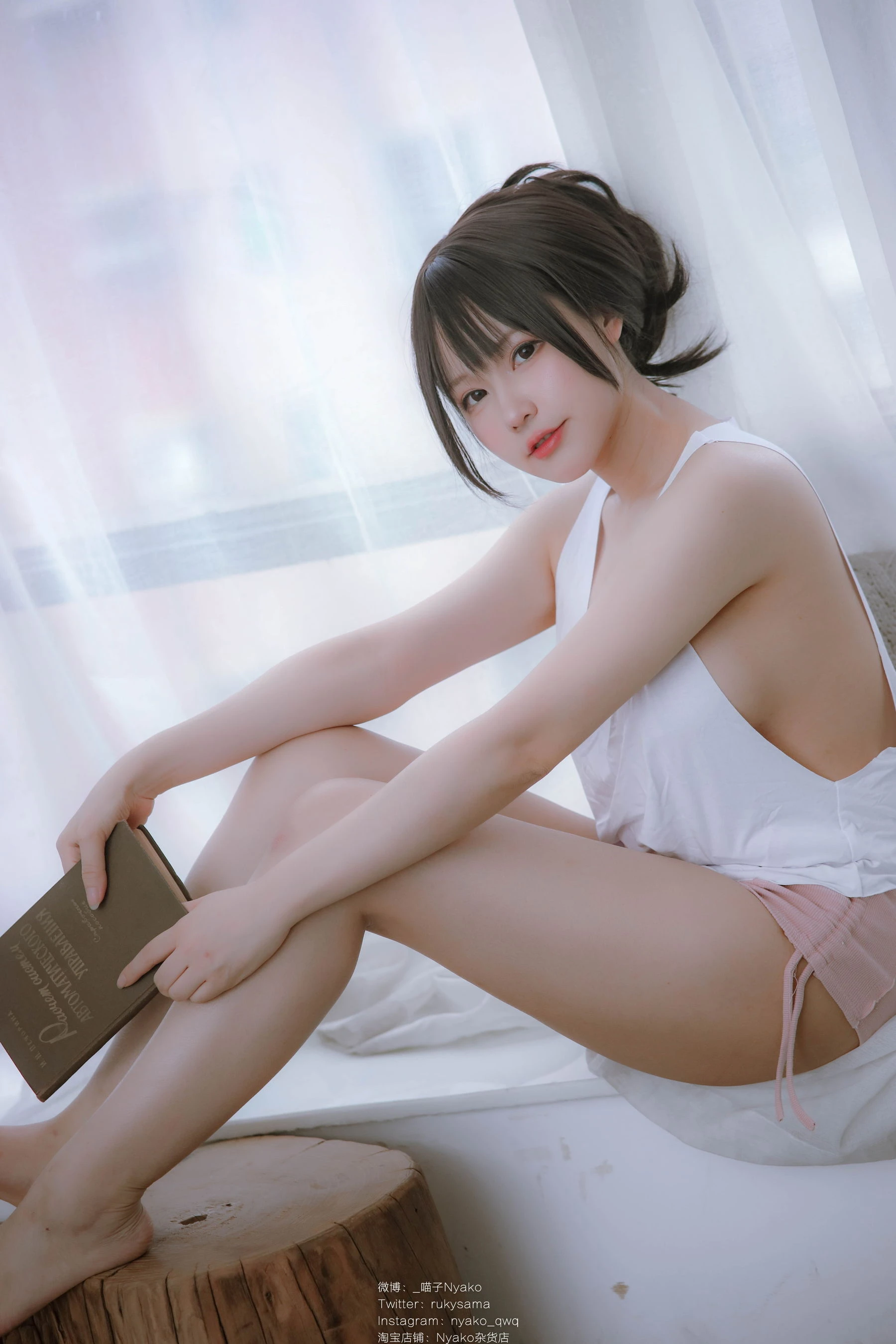 萌妹子Nyako喵子 – 隣のやばいお姉さん 背心插图5