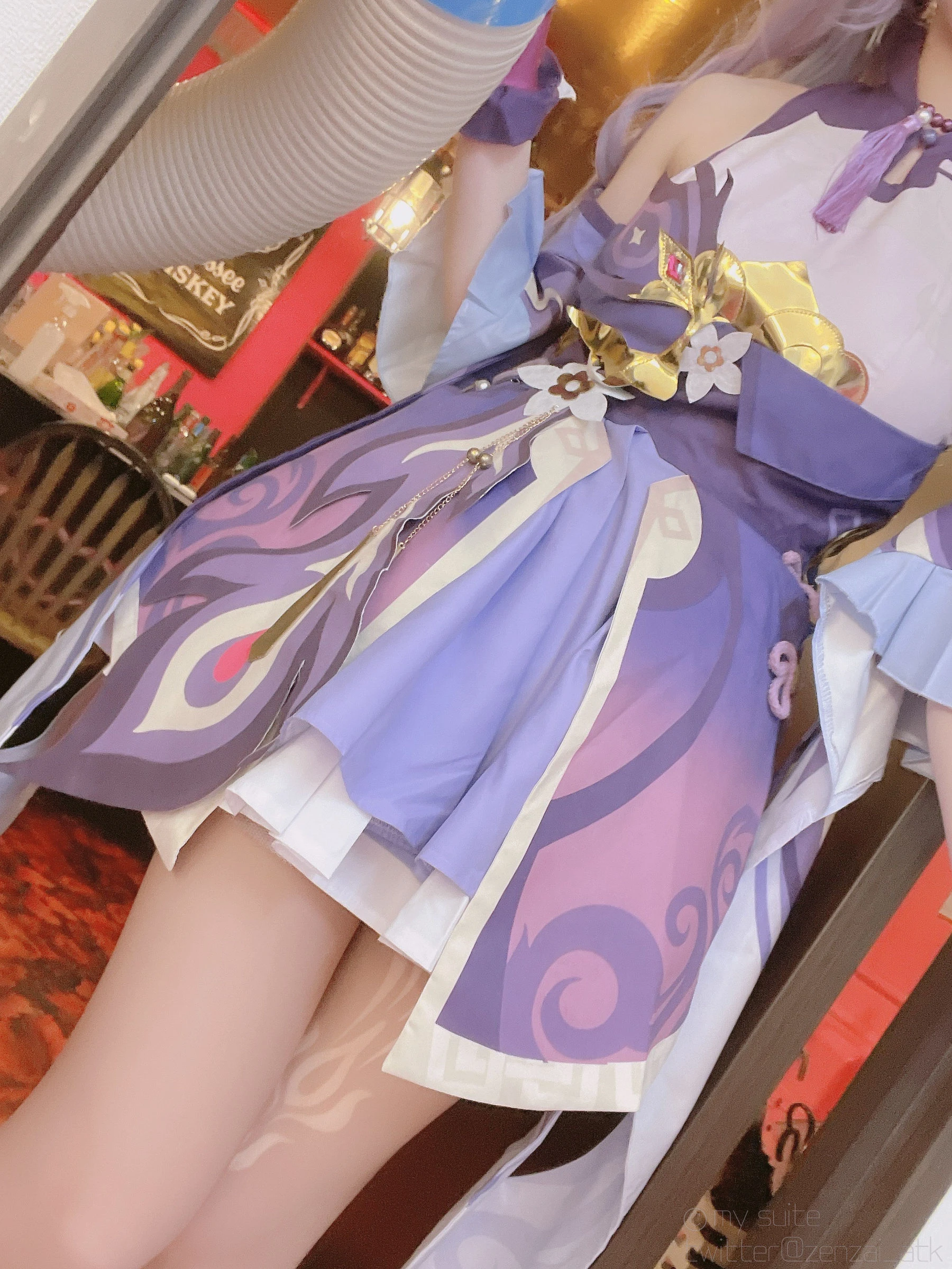 (Cosplay)[my suite] Atsuki あつき – Keqing 刻晴 (Genshin Impact)插图4