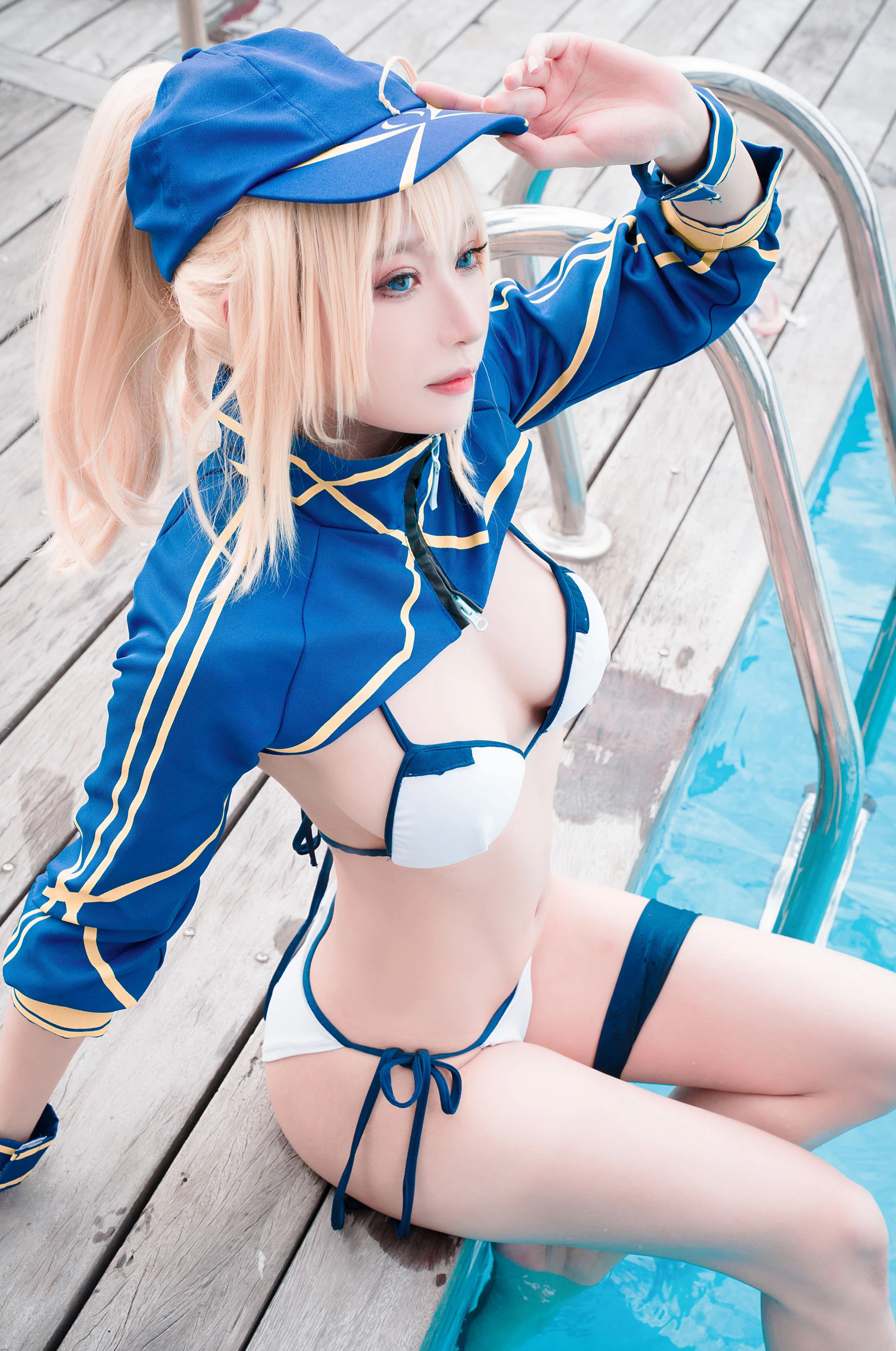 谜之女主角X毛 – 水着插图2
