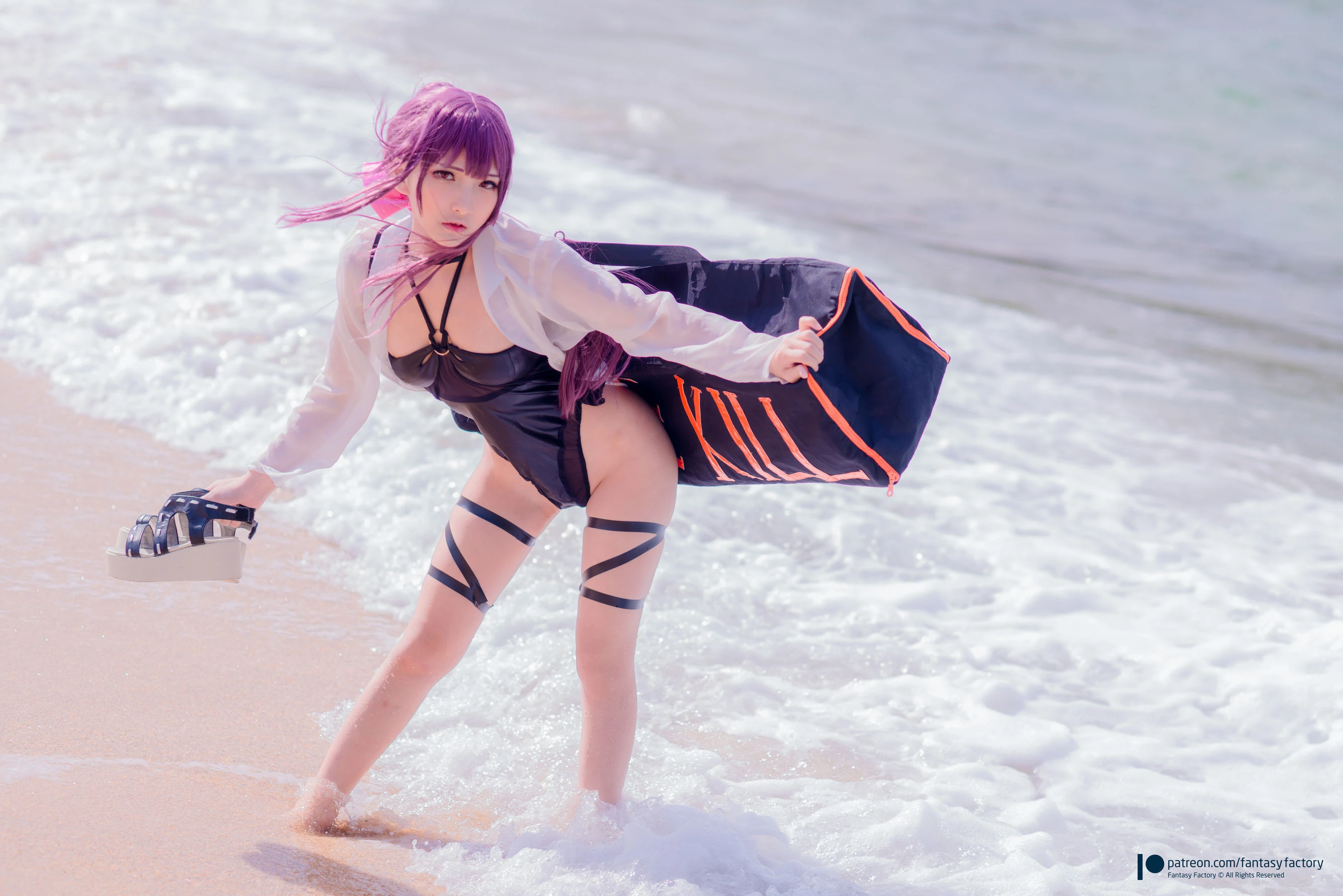 [Fantasy Factory] 小丁Cosplay – 海滩风情插图5
